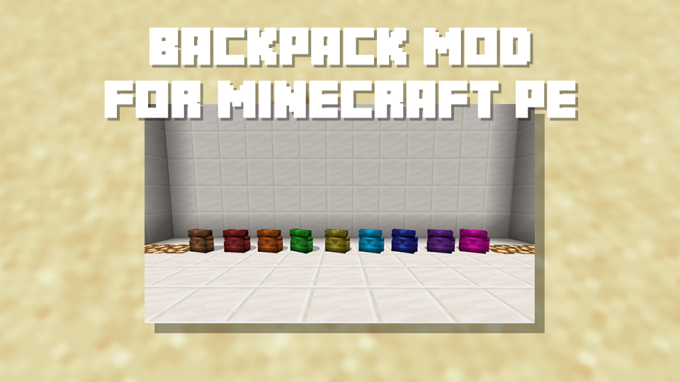 اسکرین شات 4 برنامه Backpack Mod for Minecraft