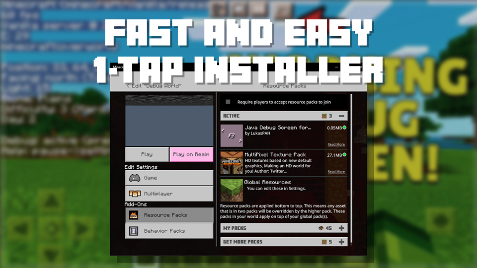 اسکرین شات 2 برنامه Java Debug Screen Addon F3