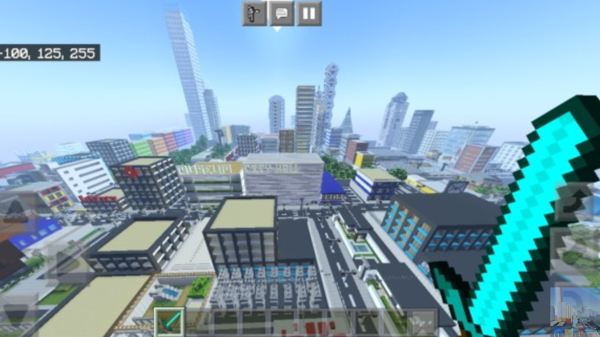 اسکرین شات 5 برنامه City Maps For Minecraft