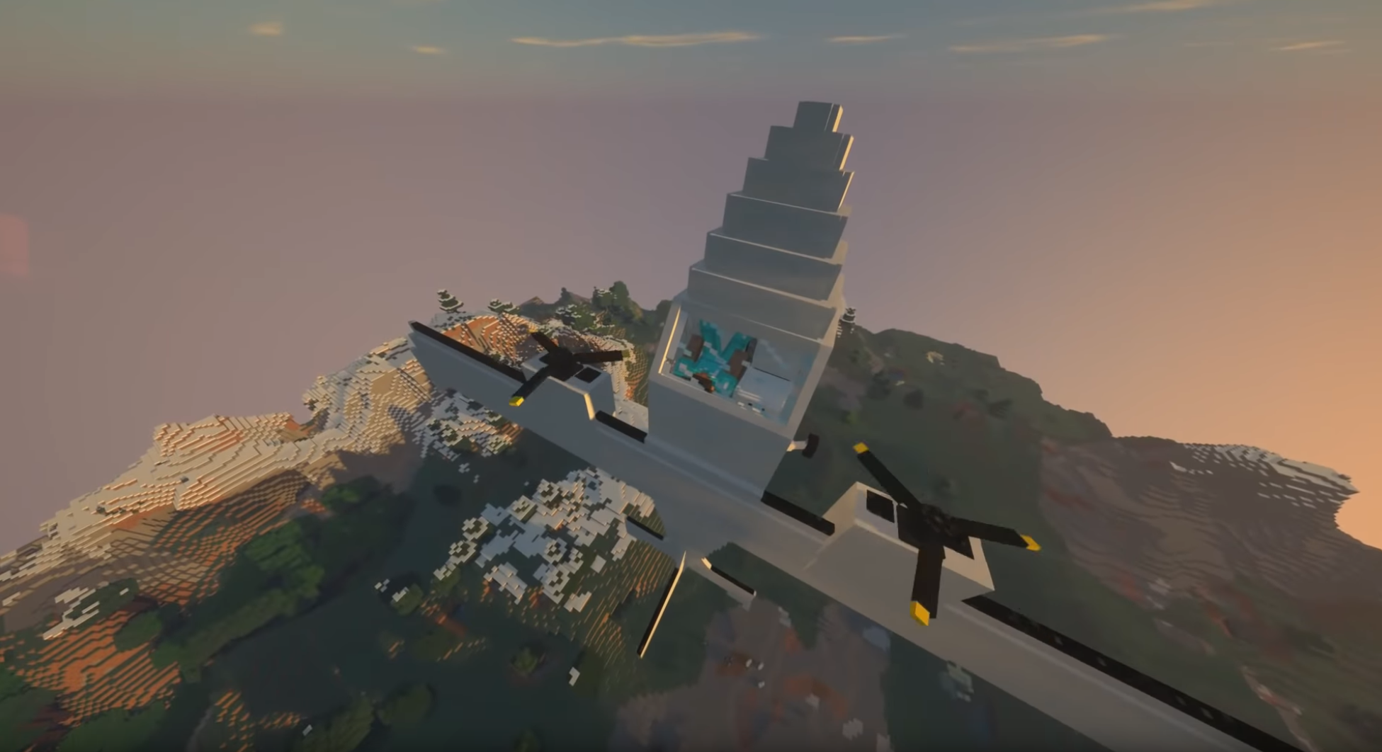 اسکرین شات 3 برنامه Airplanes mods for Minecraft