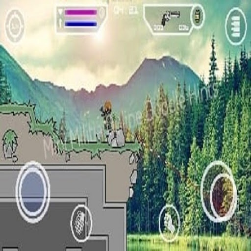 اسکرین شات 2 برنامه Mini Militia Online Doodle Hints