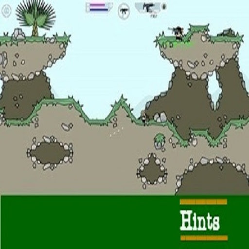 اسکرین شات 1 برنامه Mini Militia Online Doodle Hints