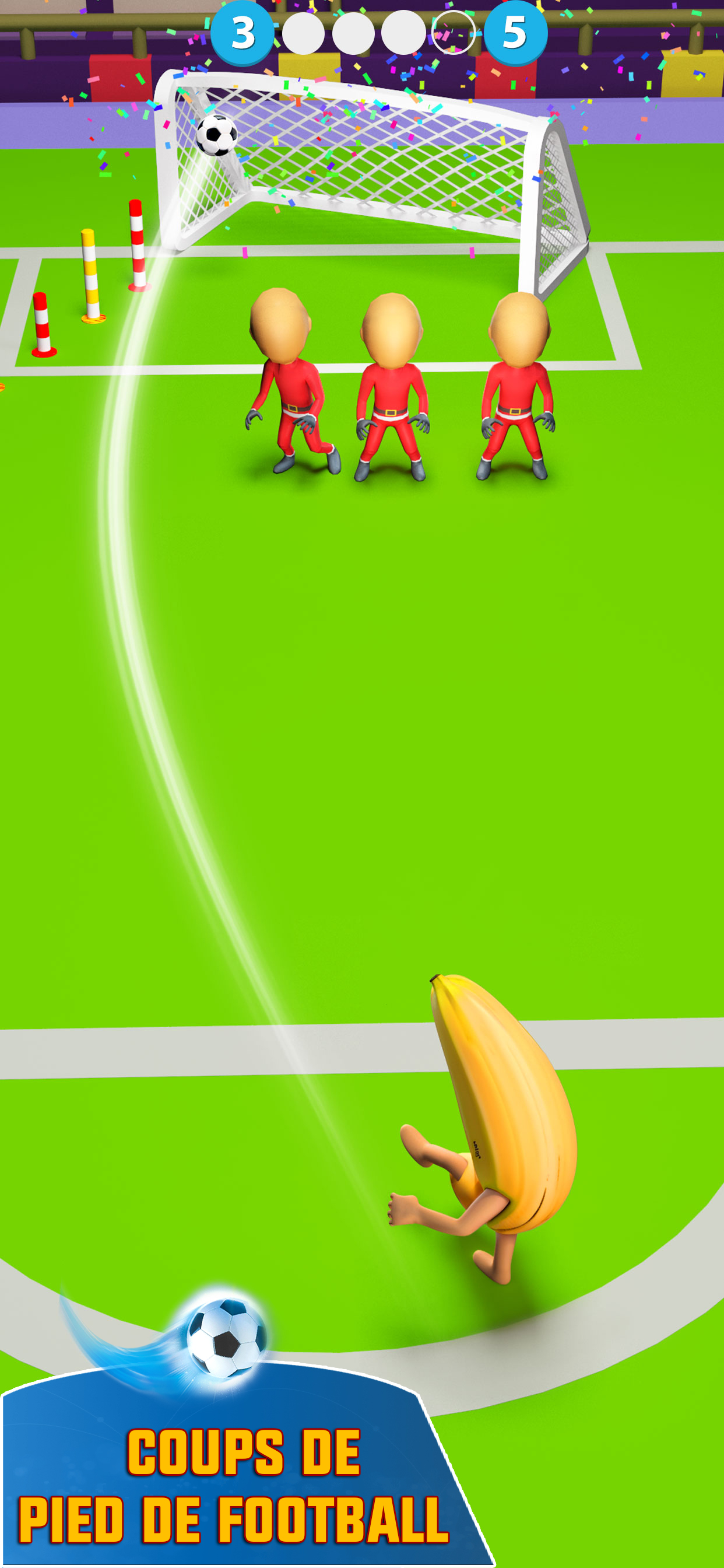اسکرین شات 8 بازی Banana Kicks: Jeux de Football