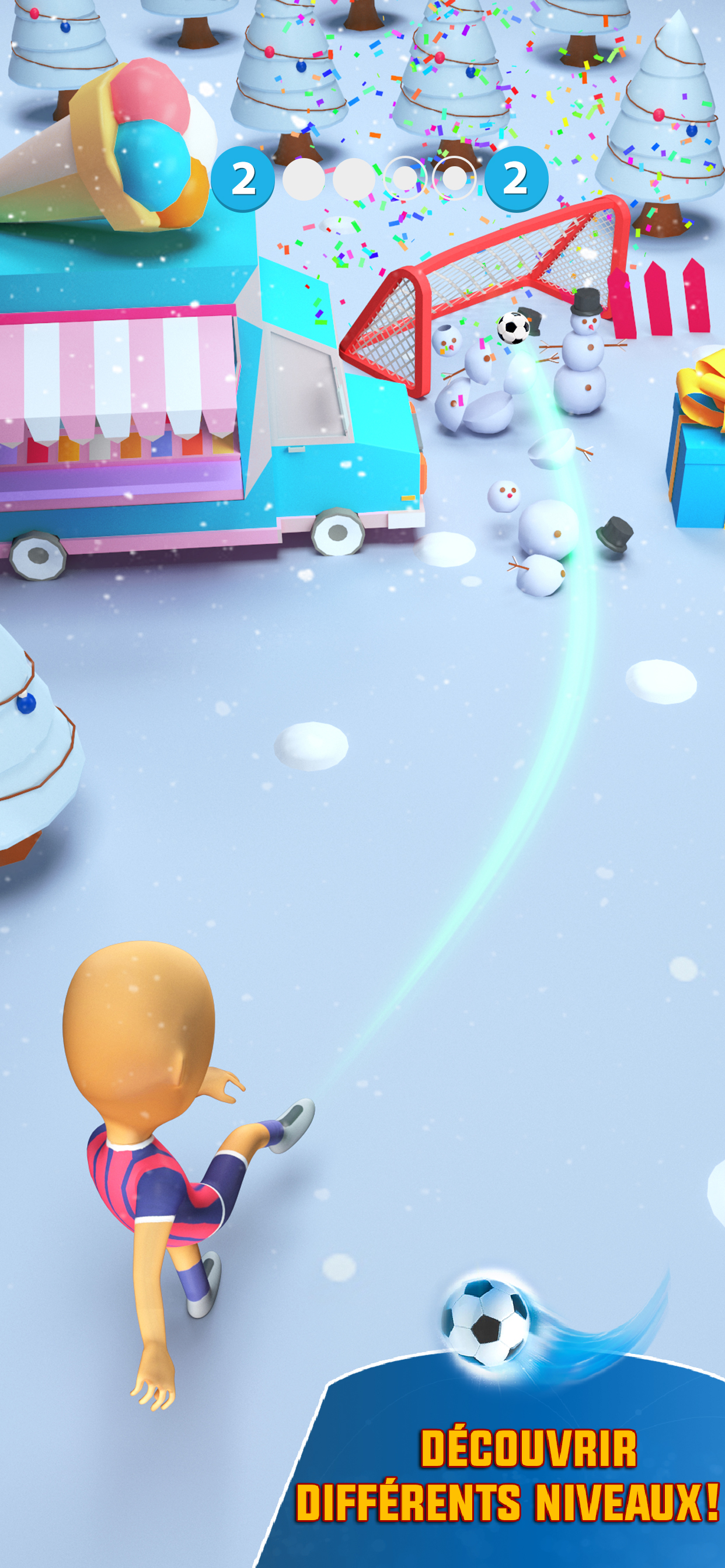 اسکرین شات 4 بازی Banana Kicks: Jeux de Football