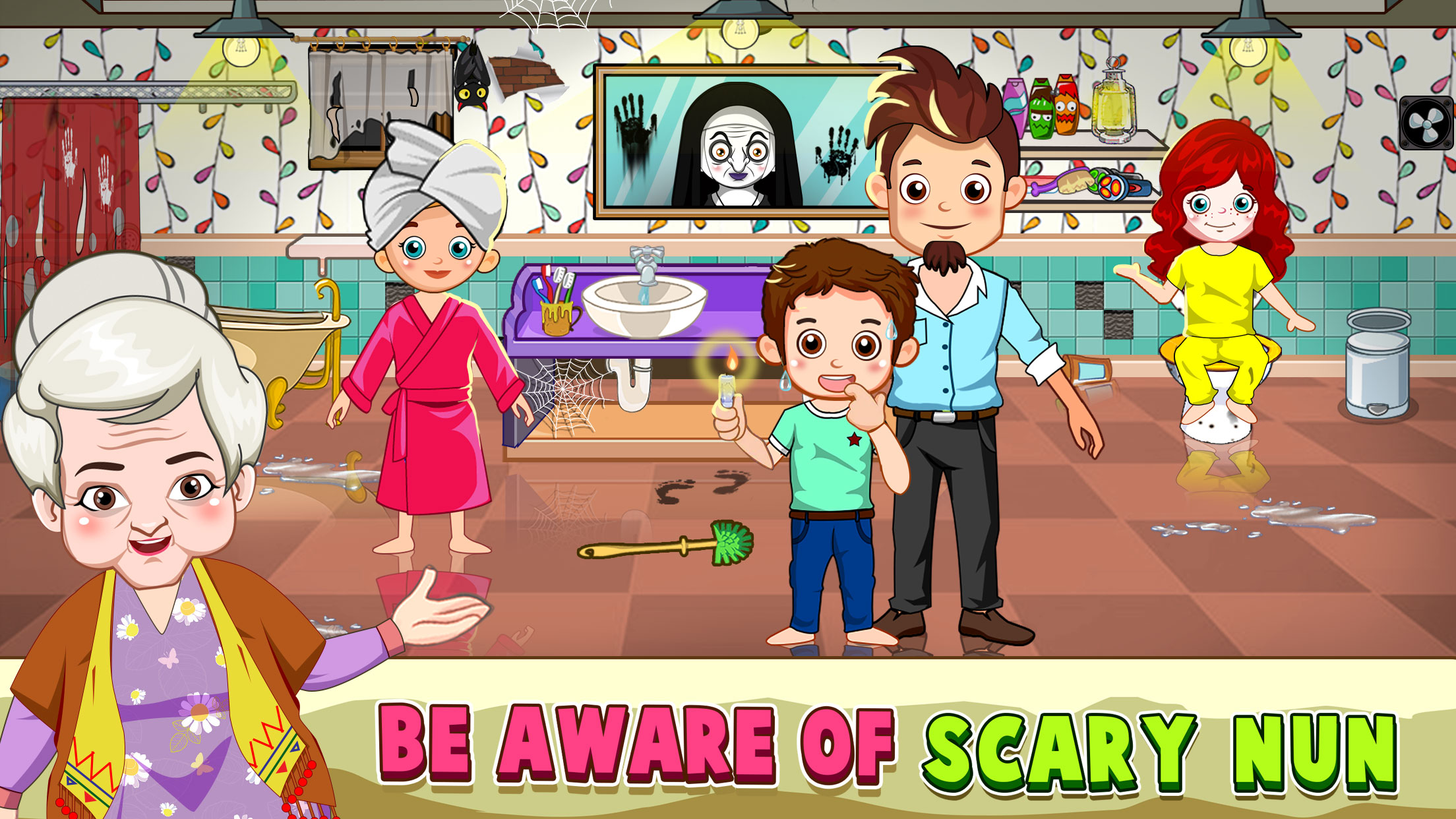 اسکرین شات 5 بازی Mini Town Horror Granny House