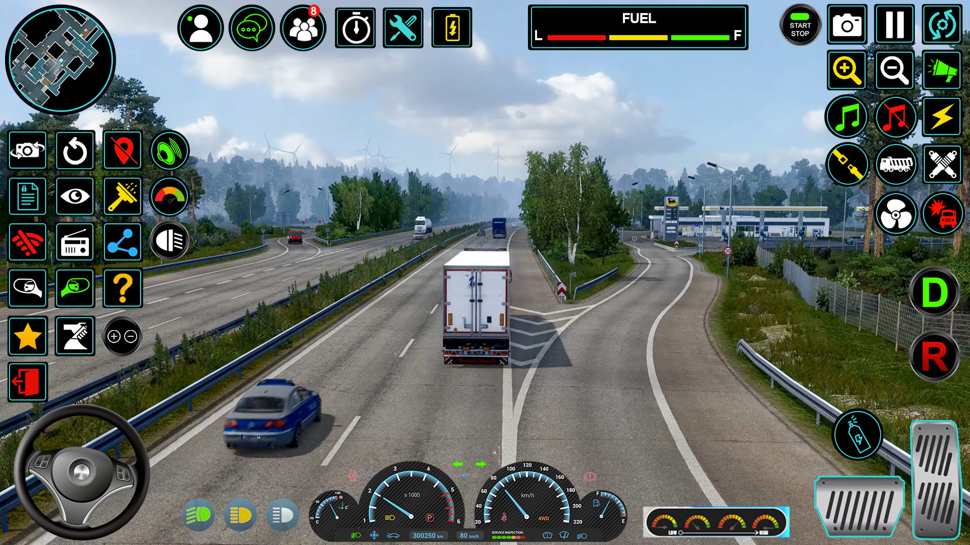 اسکرین شات 3 بازی Truck Transport:3d games