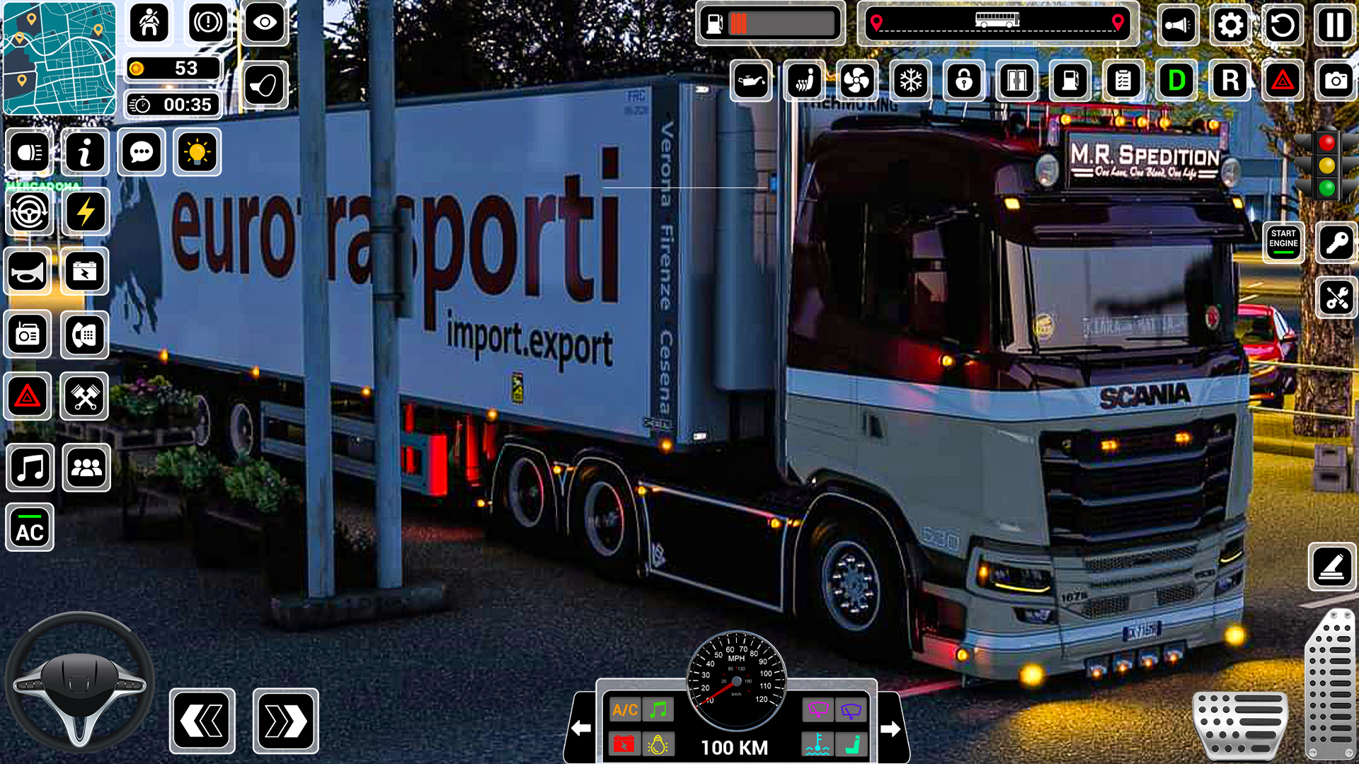 اسکرین شات 6 بازی Euro Truck Driving Games 3D