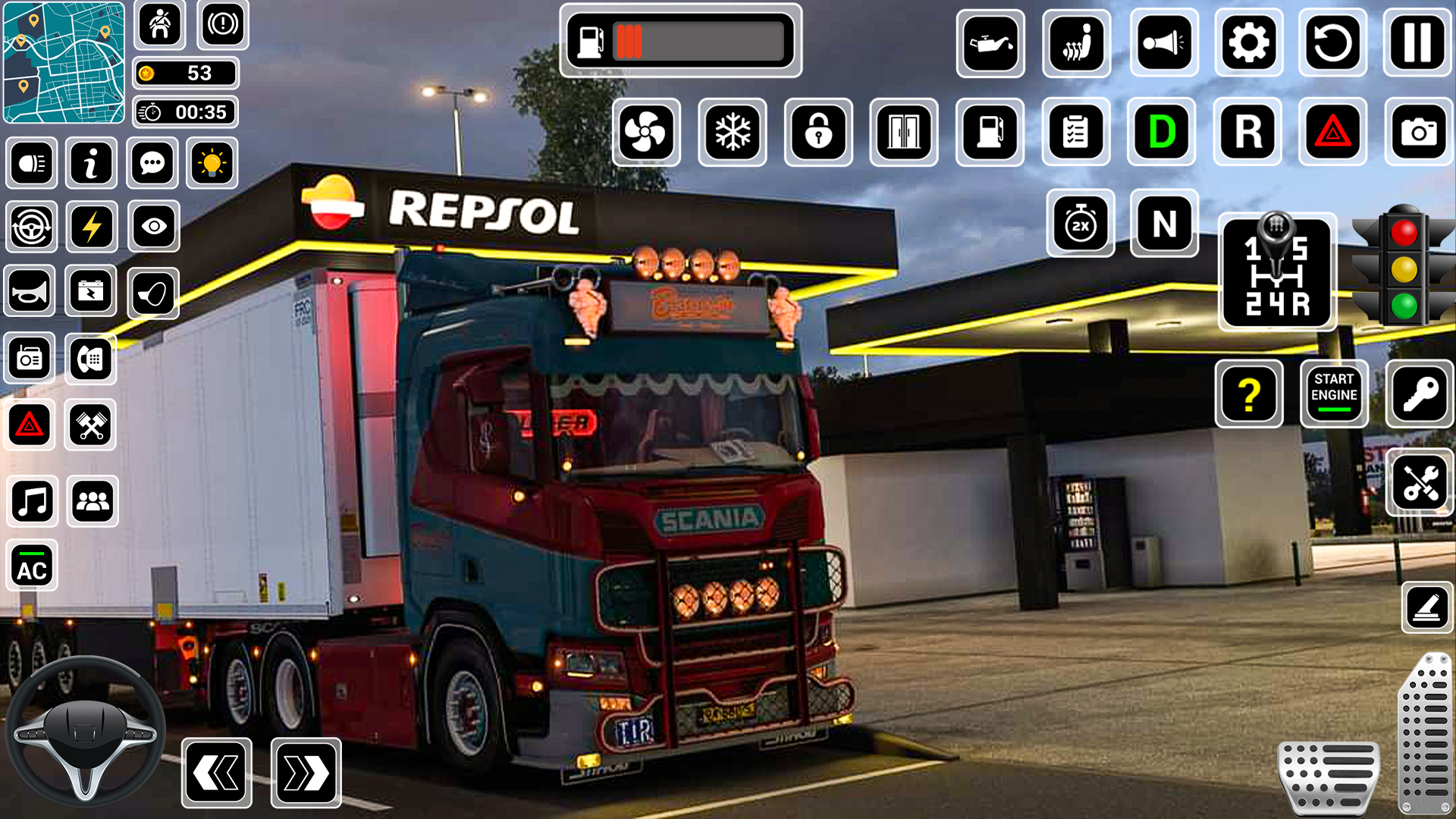 اسکرین شات 2 بازی Euro Truck Driving Games 3D