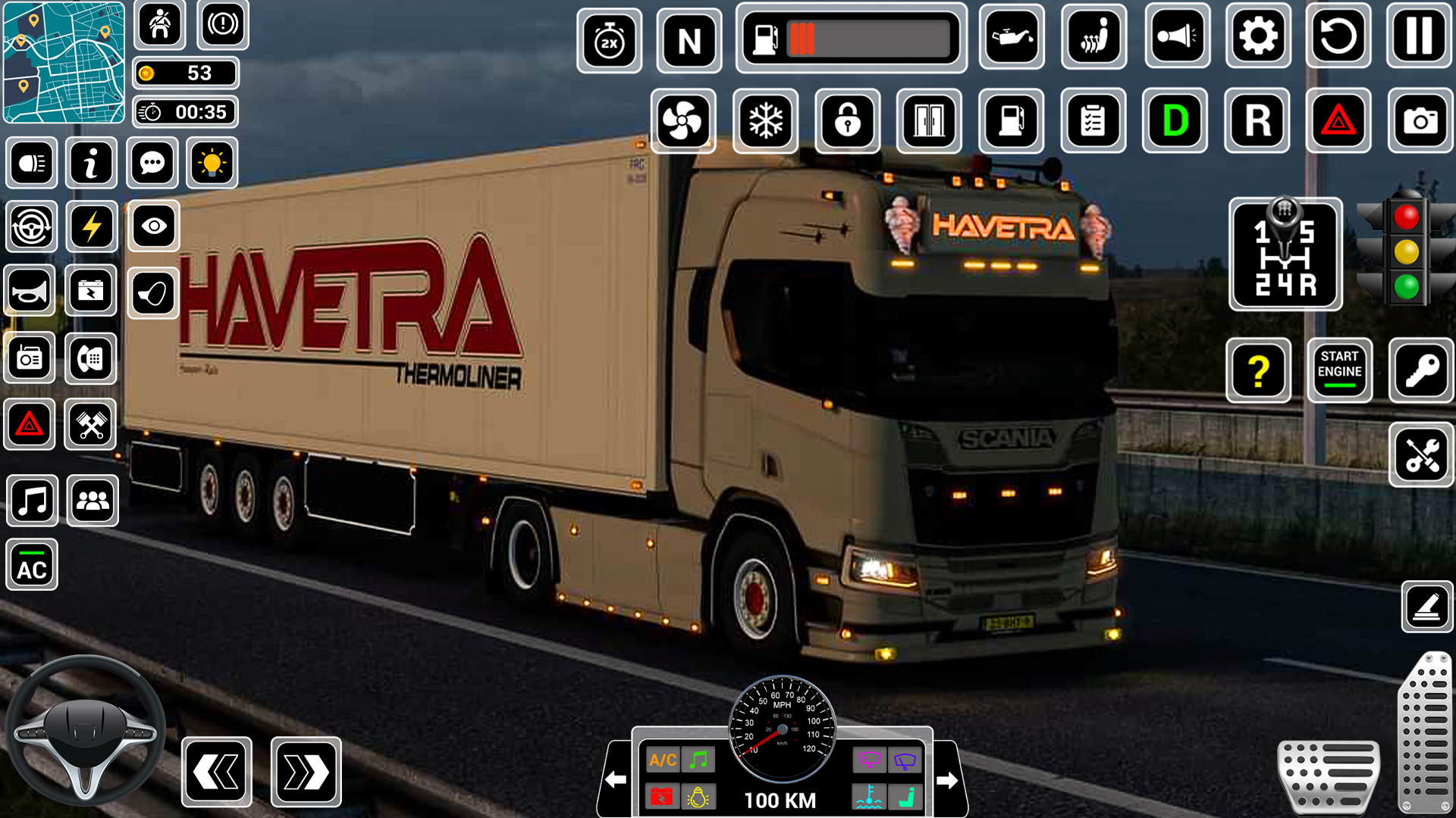 اسکرین شات 8 بازی Euro Truck Driving Games 3D