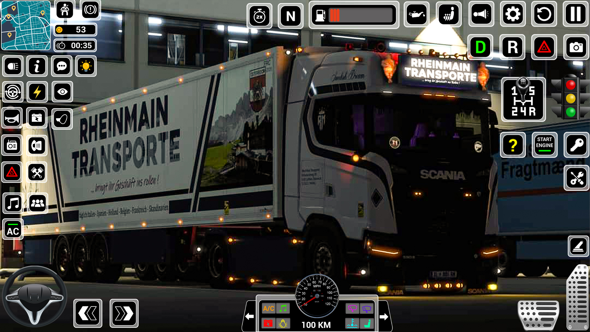 اسکرین شات 4 بازی Euro Truck Driving Games 3D