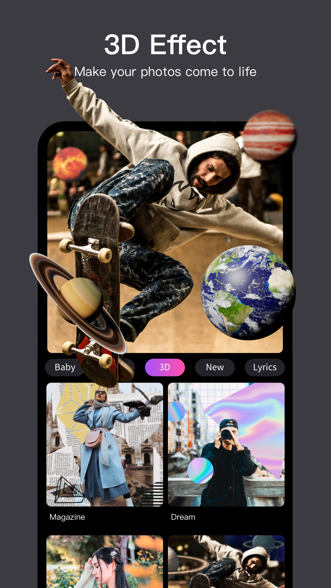 اسکرین شات 7 برنامه Vakie: Video Maker with Effect