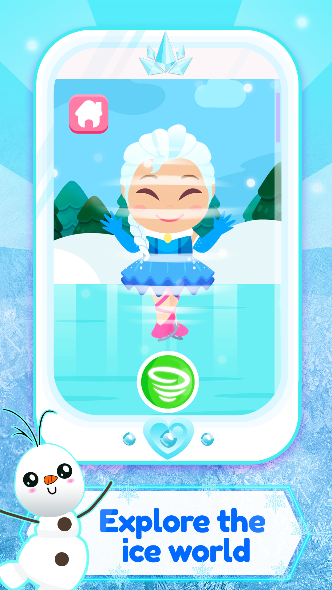اسکرین شات 2 بازی Baby Ice Princess Phone