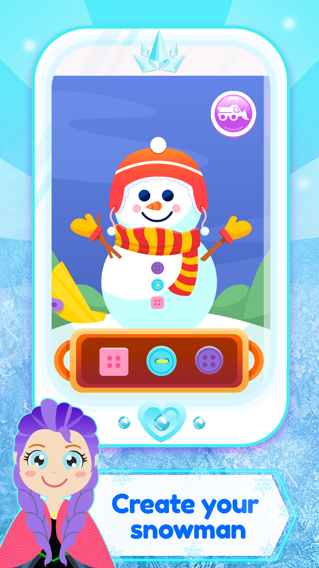 اسکرین شات 3 بازی Baby Ice Princess Phone