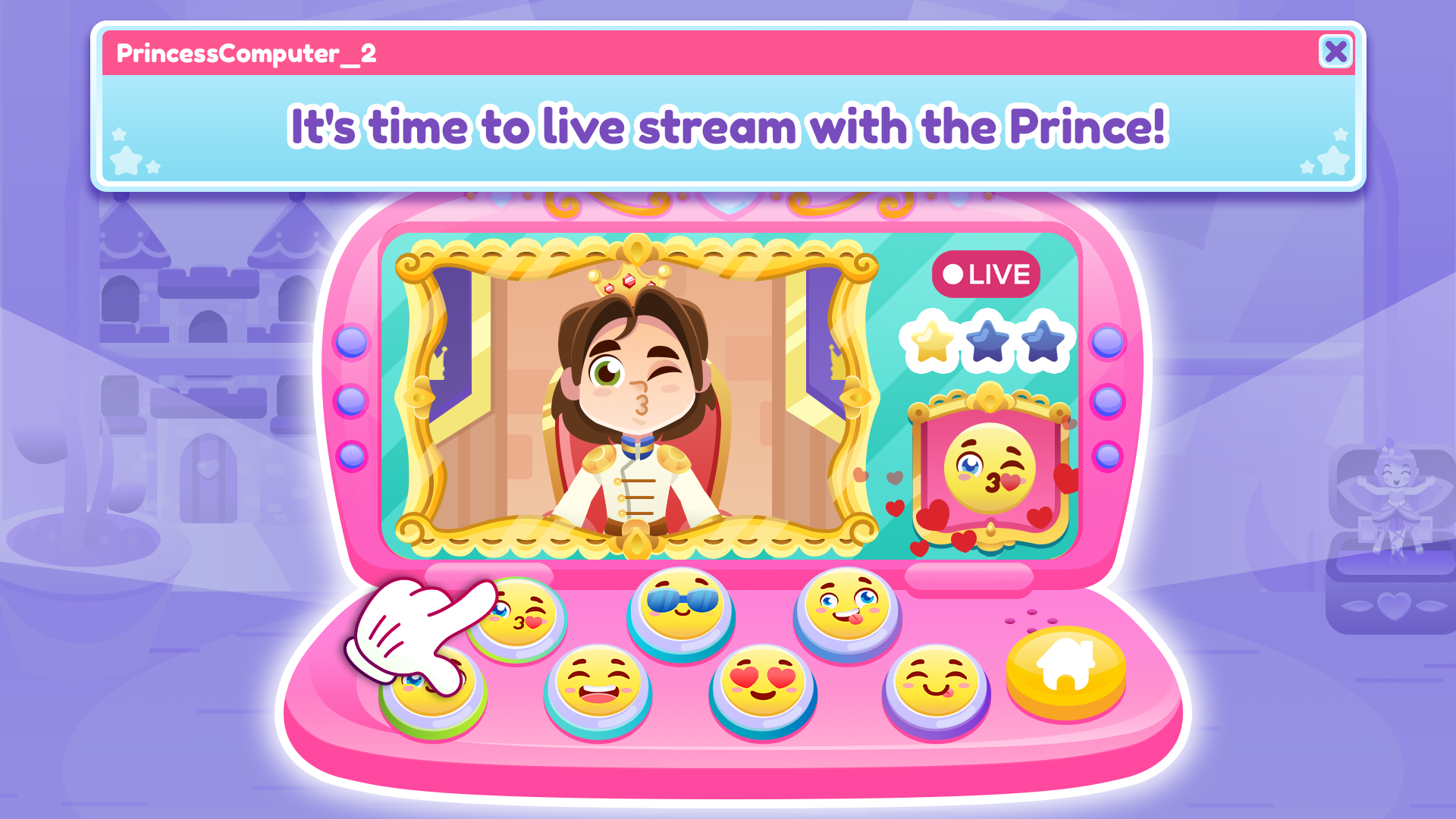 اسکرین شات 3 بازی Princess Computer 2 Girl Games