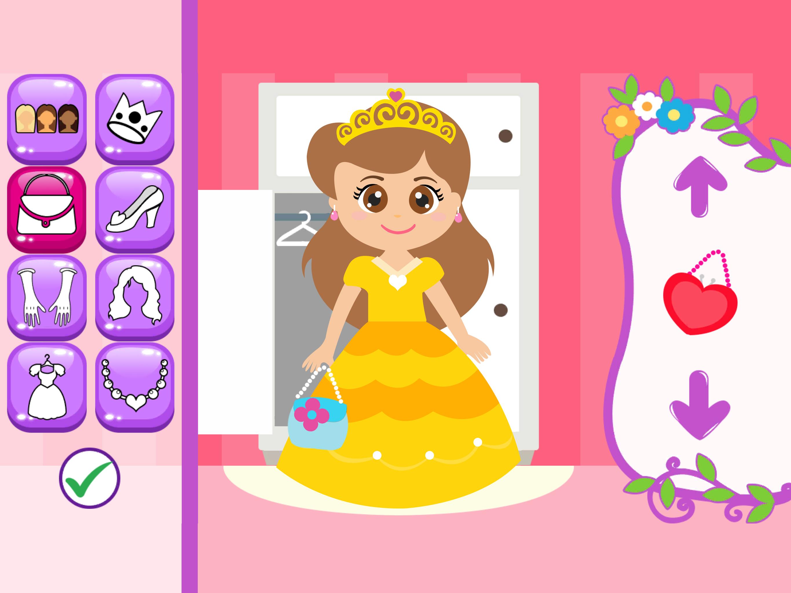 دانلود بازی Dressing Up Princess Game برای اندروید مایکت