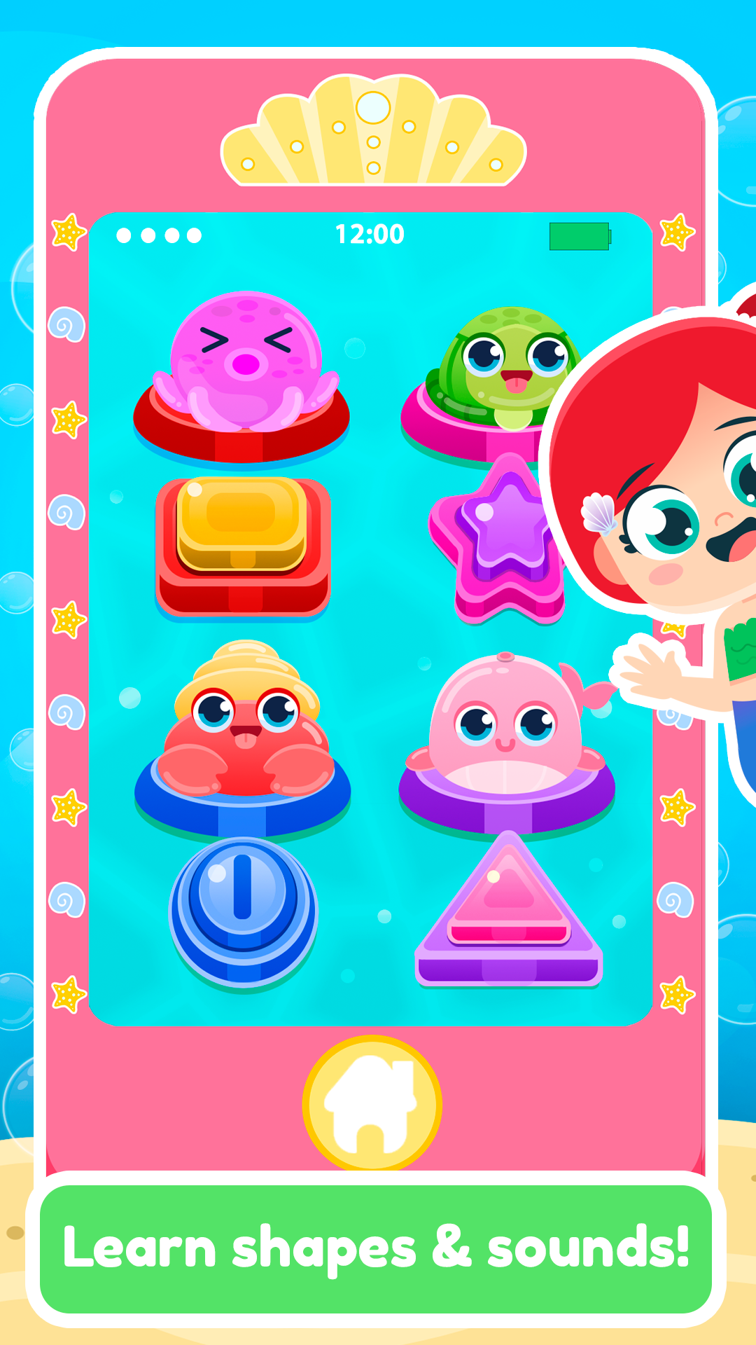 اسکرین شات 4 بازی Princess Mermaid Phone