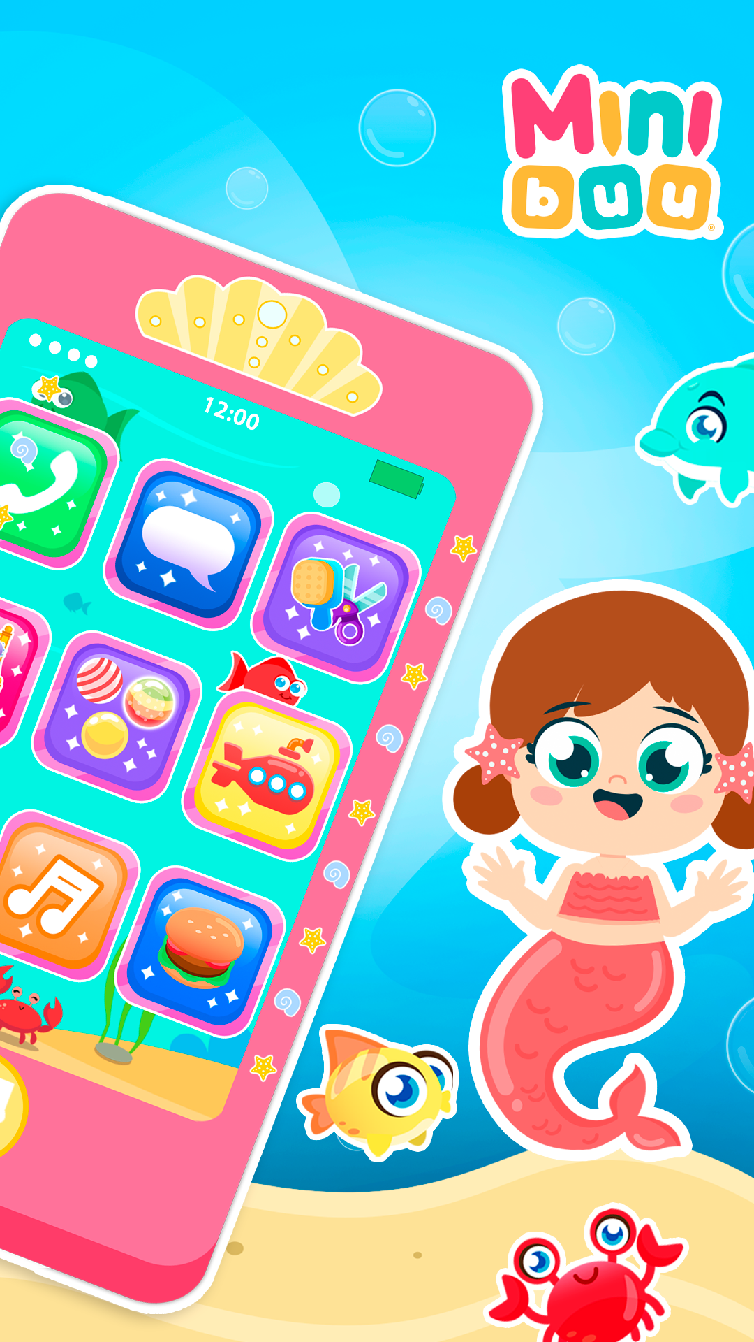 اسکرین شات 2 بازی Princess Mermaid Phone