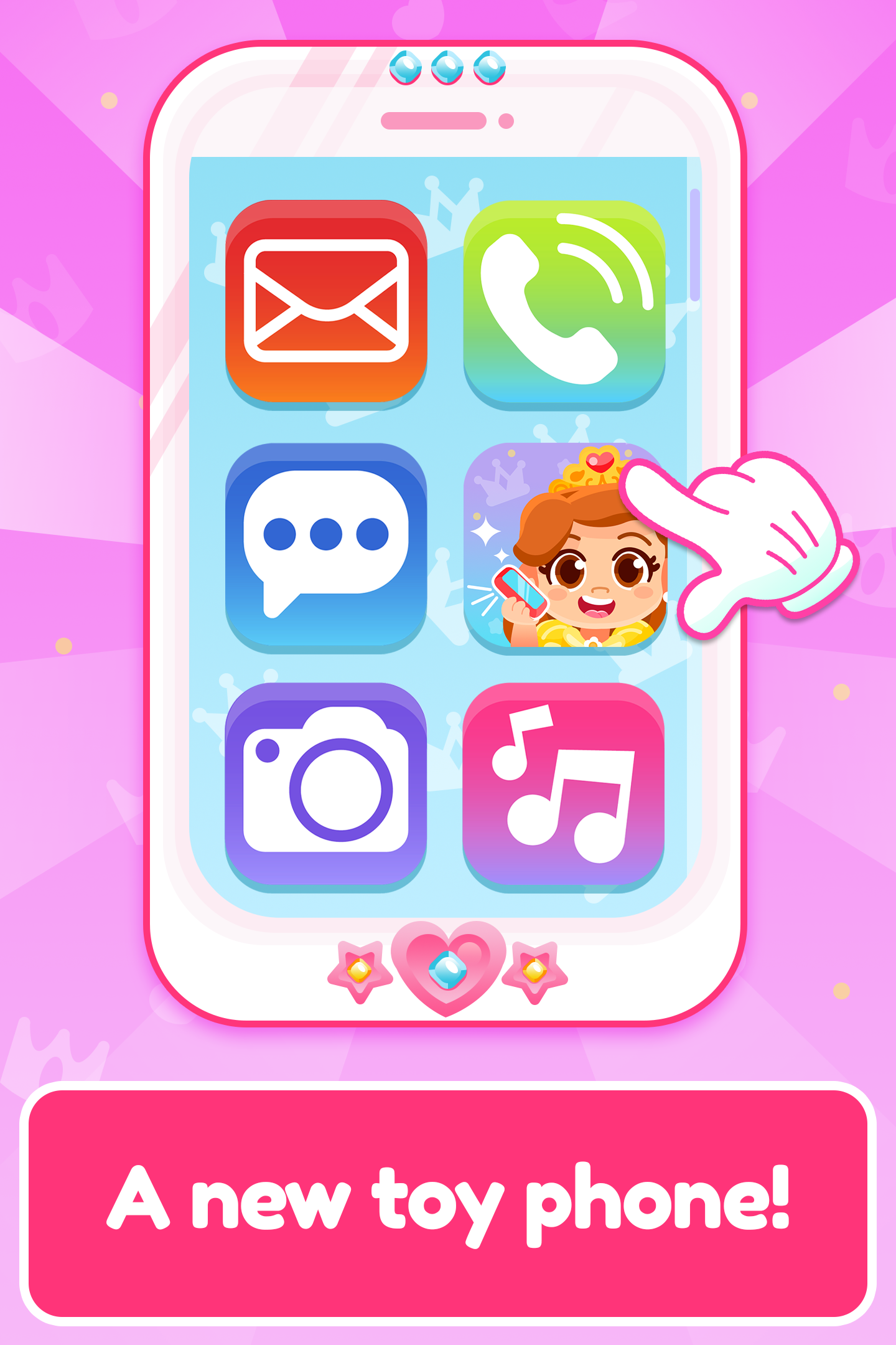 اسکرین شات 1 بازی Baby Princess Phone 2