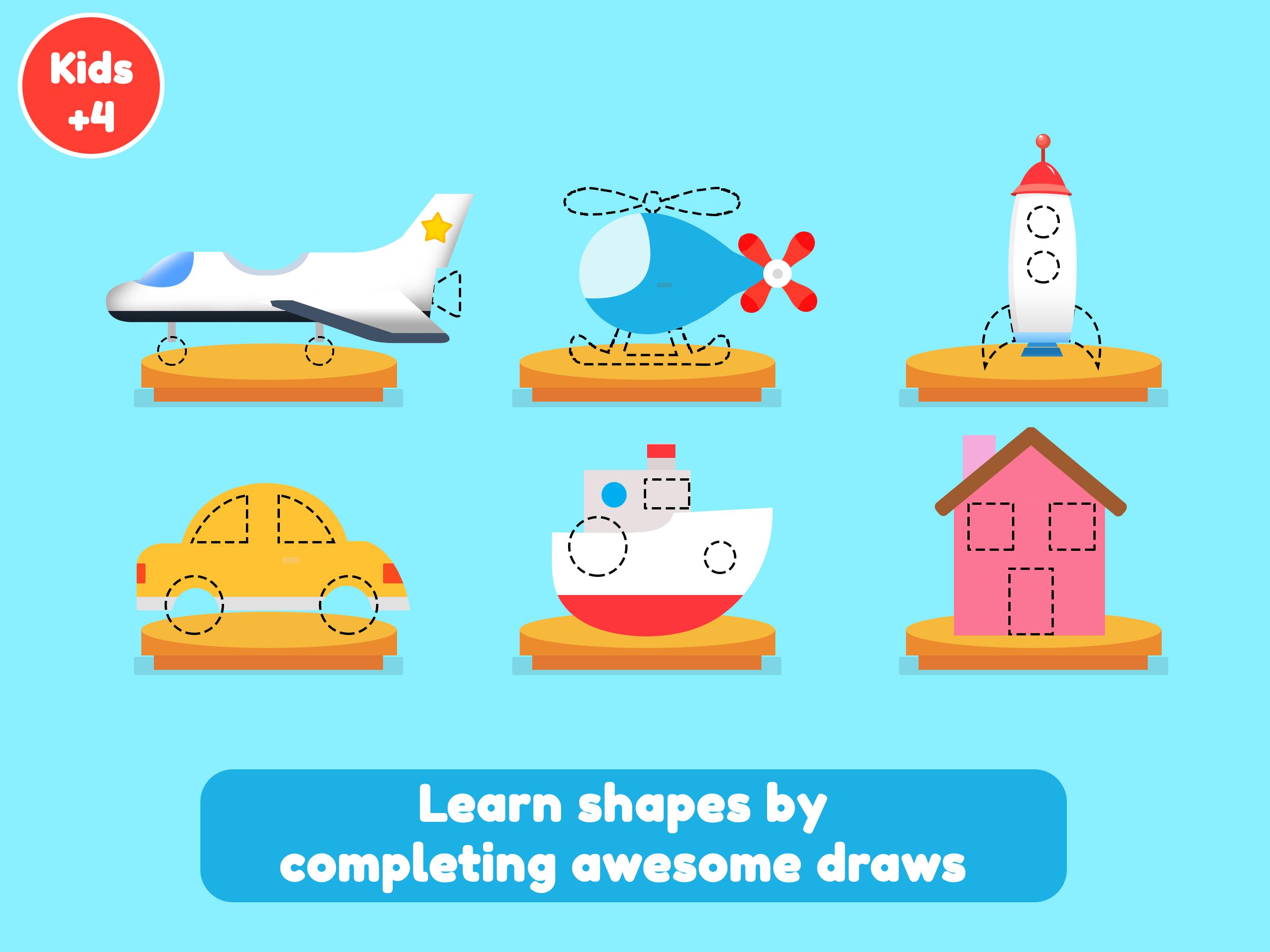 اسکرین شات 1 بازی Shapes for Kids