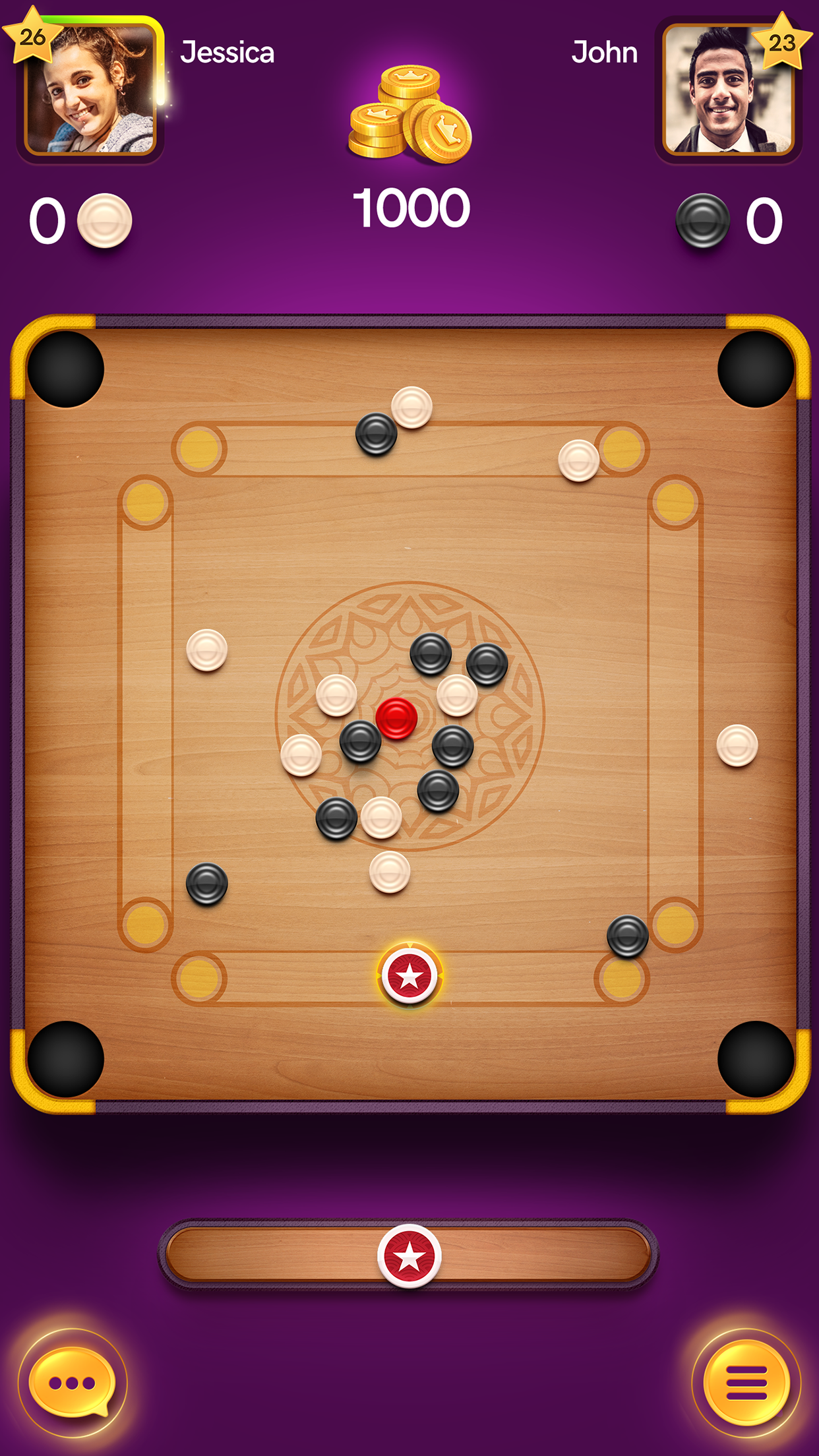 اسکرین شات 2 بازی Carrom Pool: Disc Game