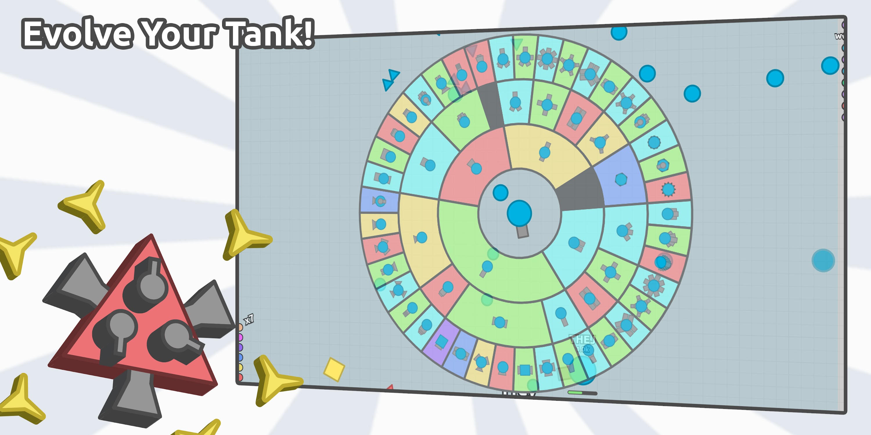 اسکرین شات 2 بازی diep.io