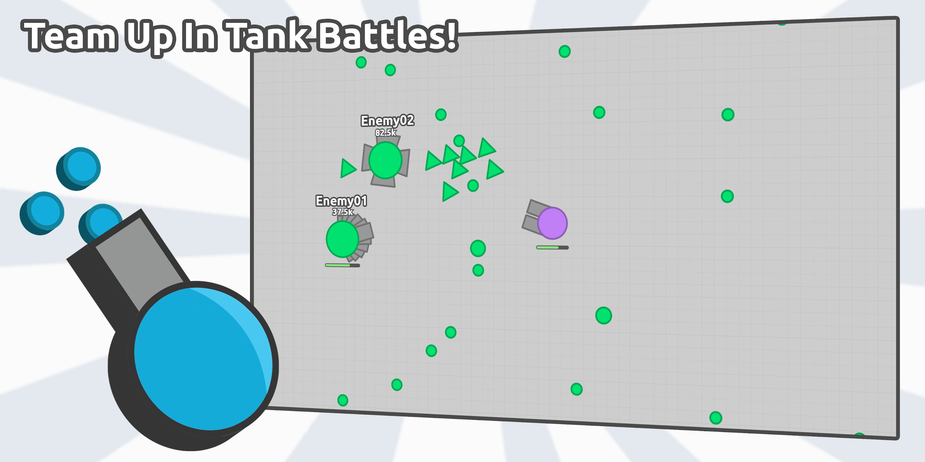 اسکرین شات 3 بازی diep.io