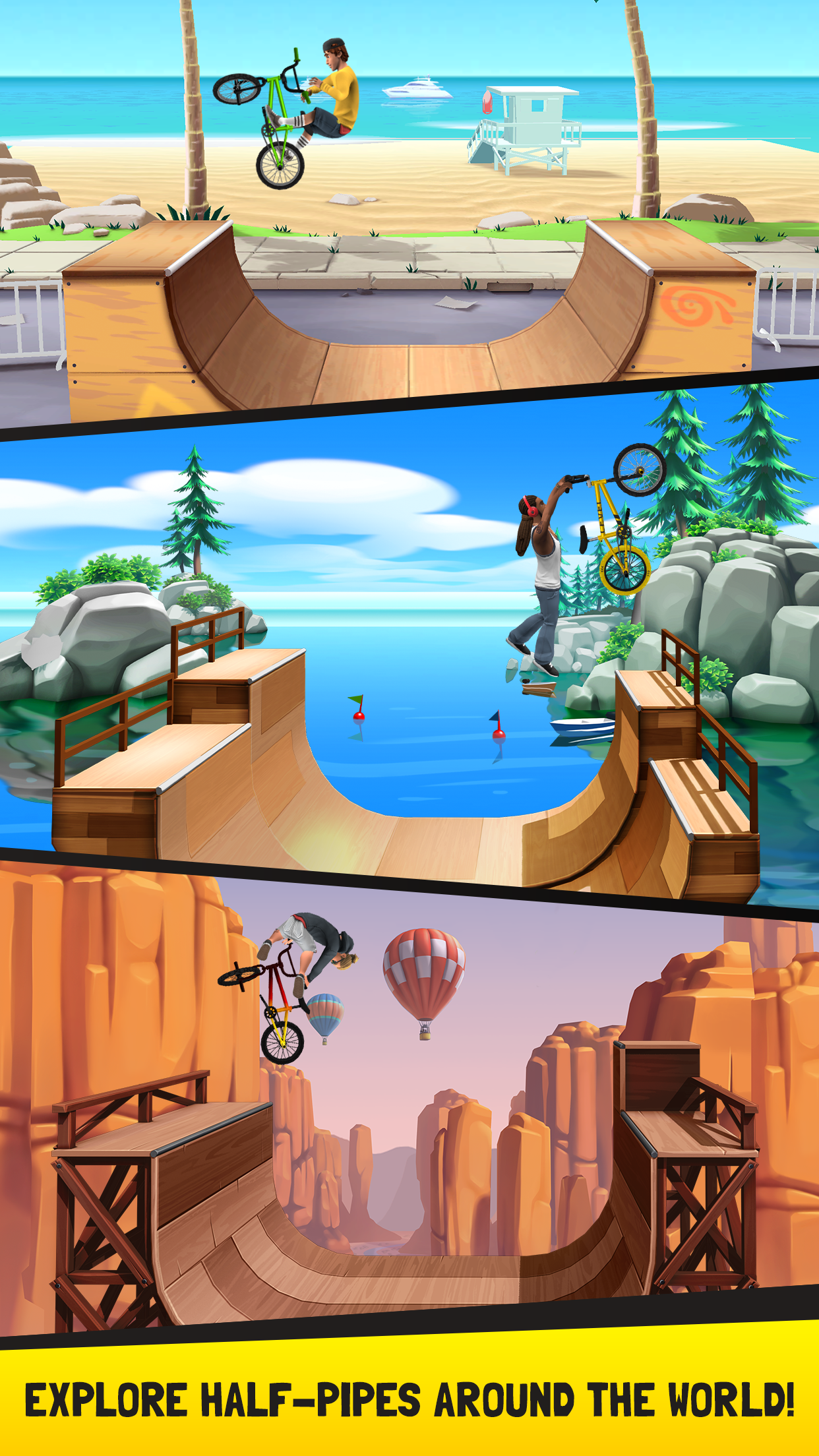 اسکرین شات 2 بازی Flip Rider - BMX Tricks