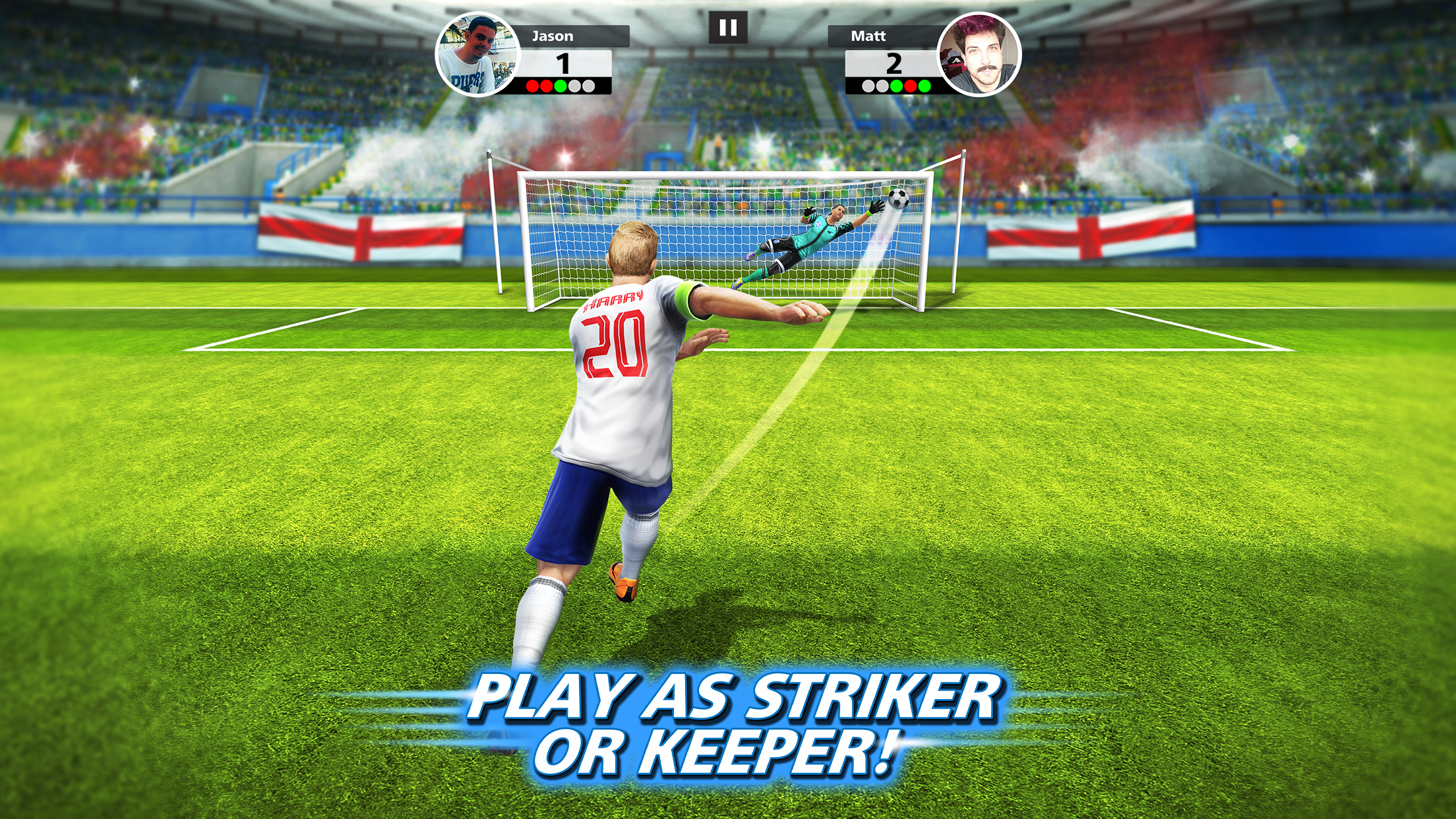 اسکرین شات 1 بازی Football Strike: Online Soccer