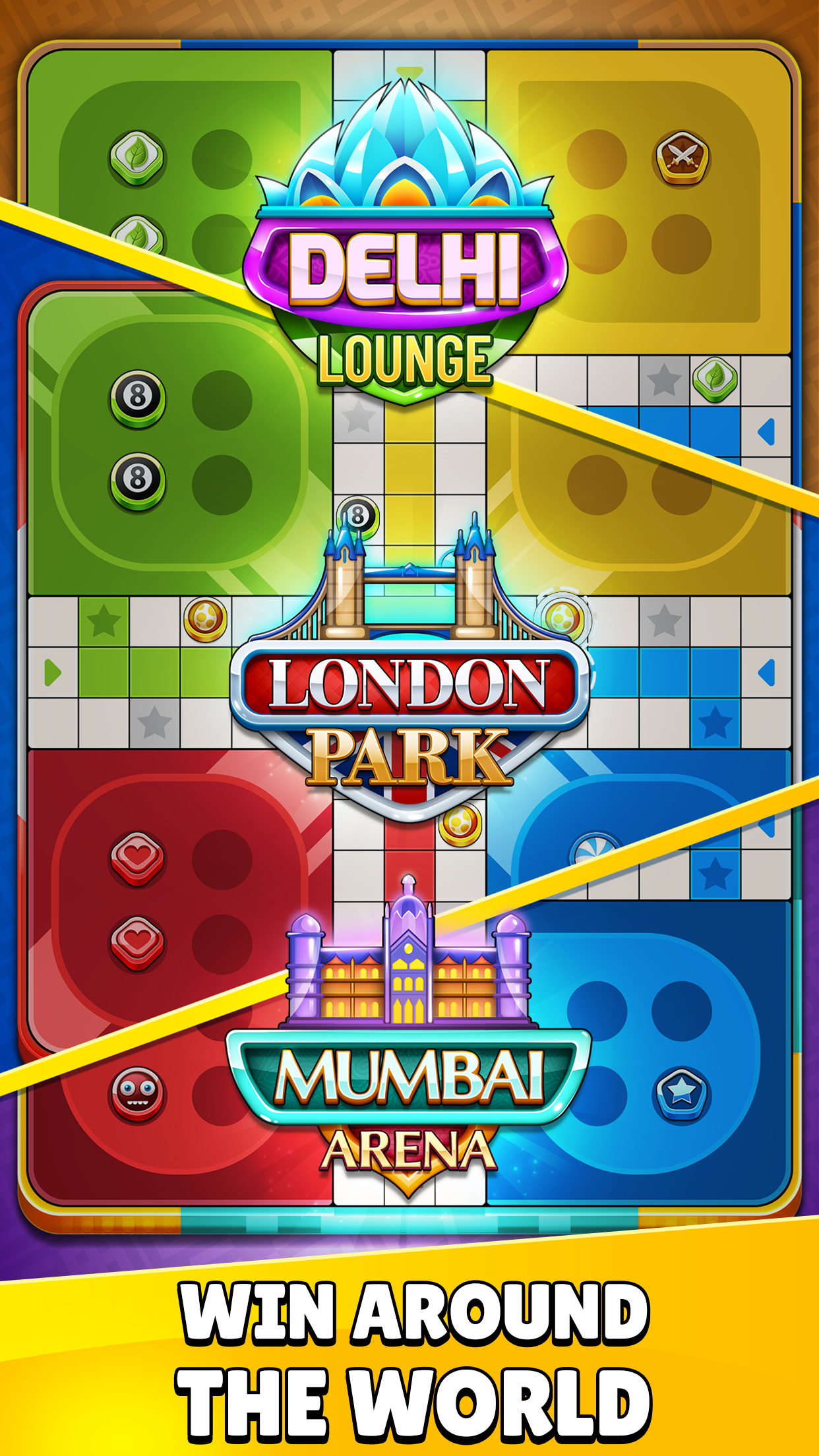 اسکرین شات 3 بازی Ludo Party : Dice Board Game