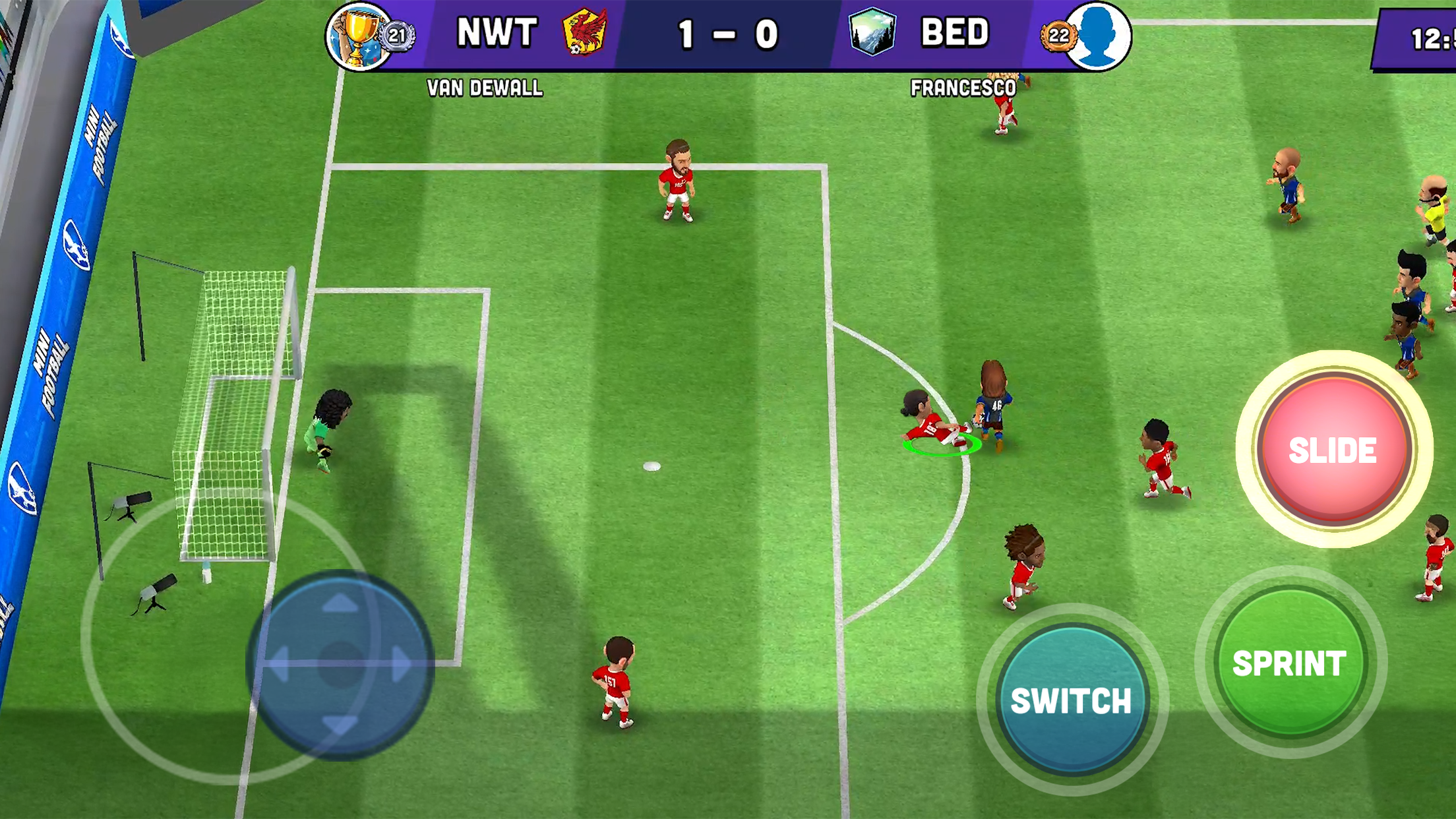 اسکرین شات 3 بازی Mini Football - Score goals