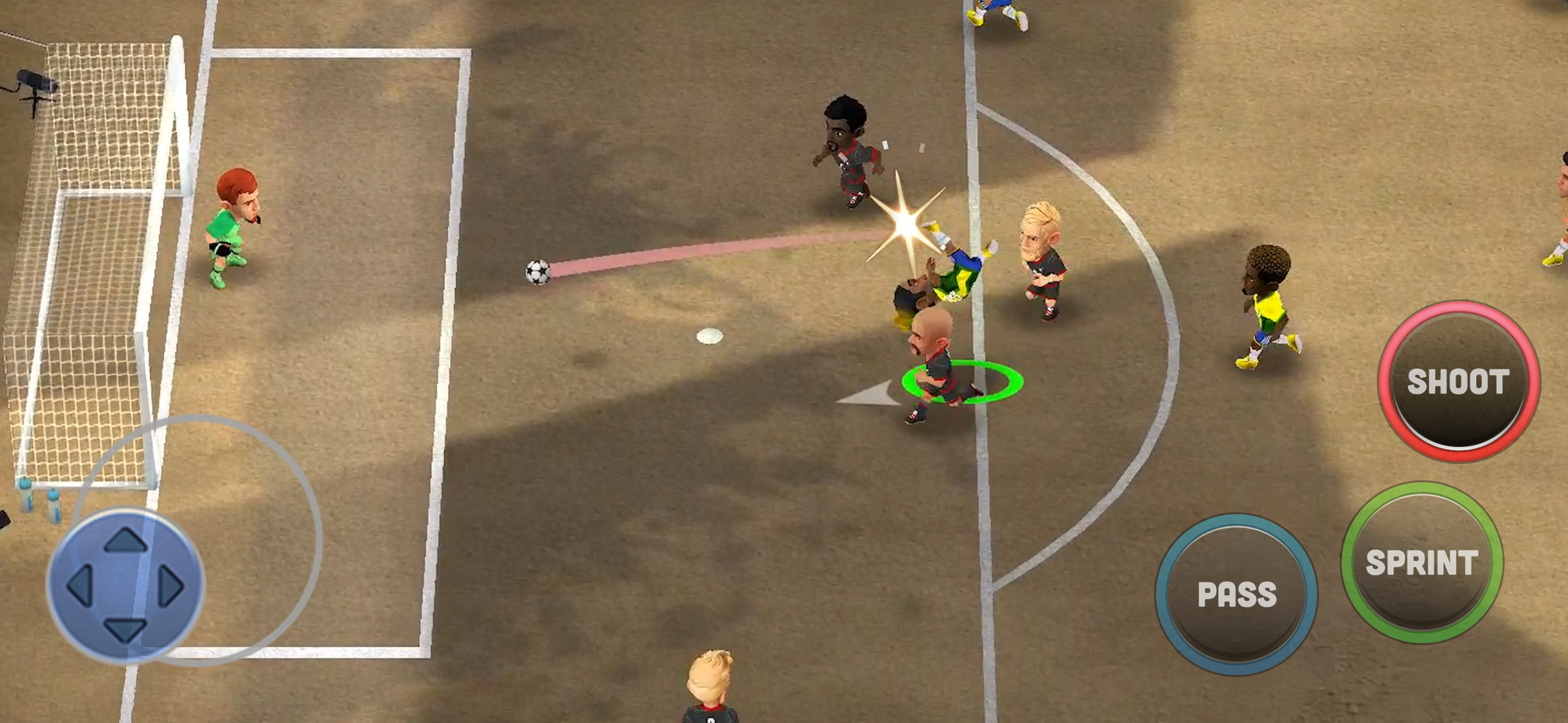 اسکرین شات 2 بازی Mini Football - Score goals