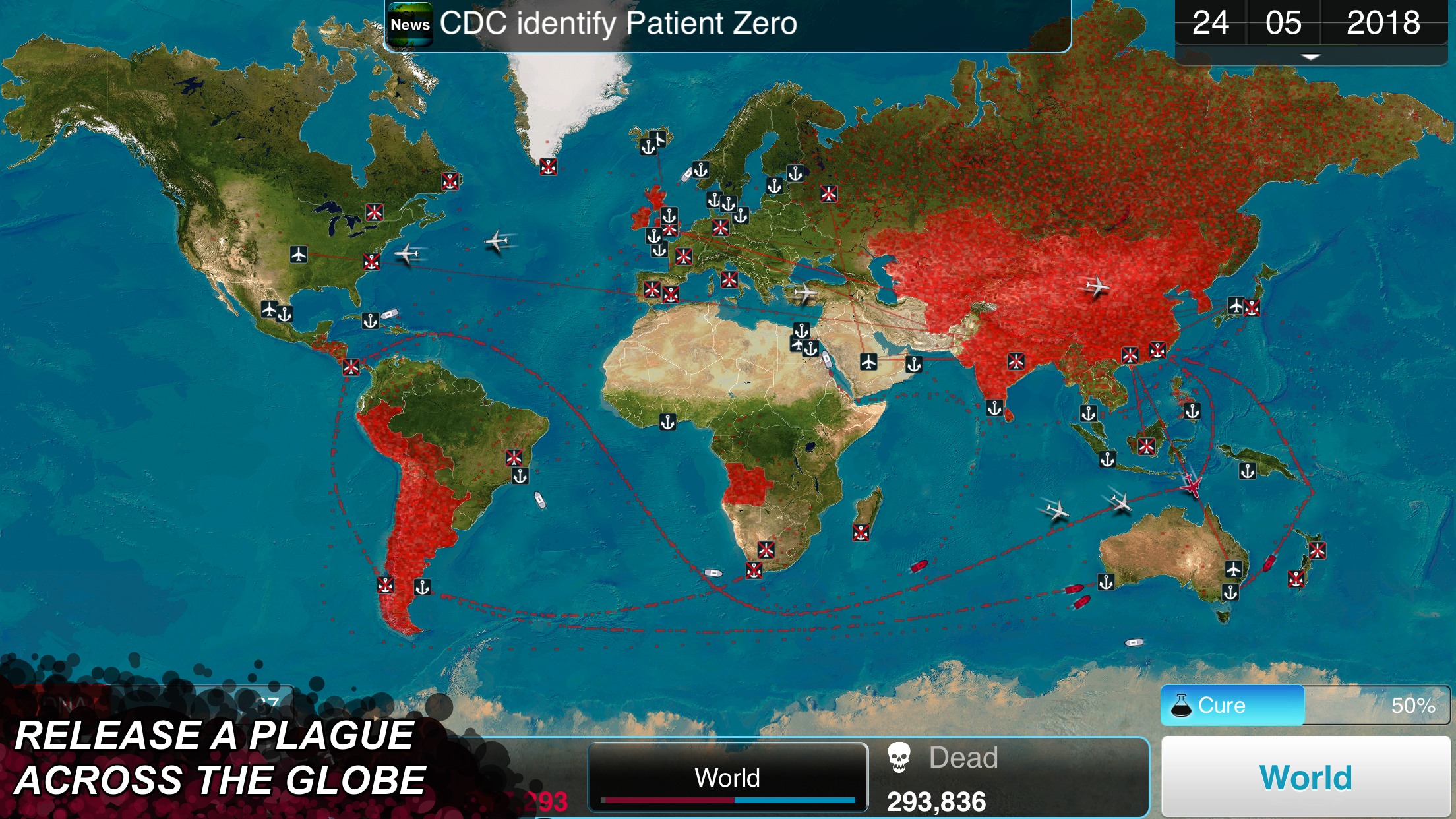 اسکرین شات 2 بازی Plague Inc.