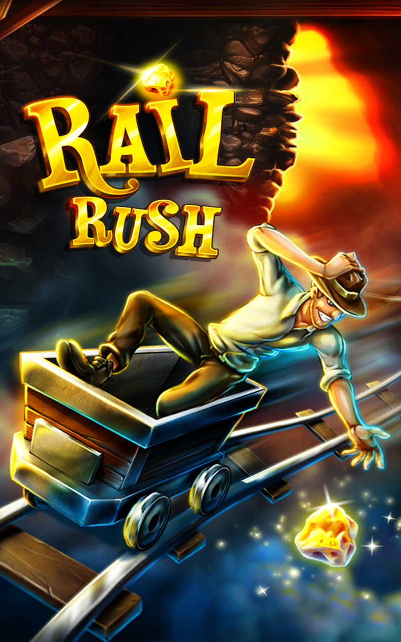 اسکرین شات 1 بازی Rail Rush