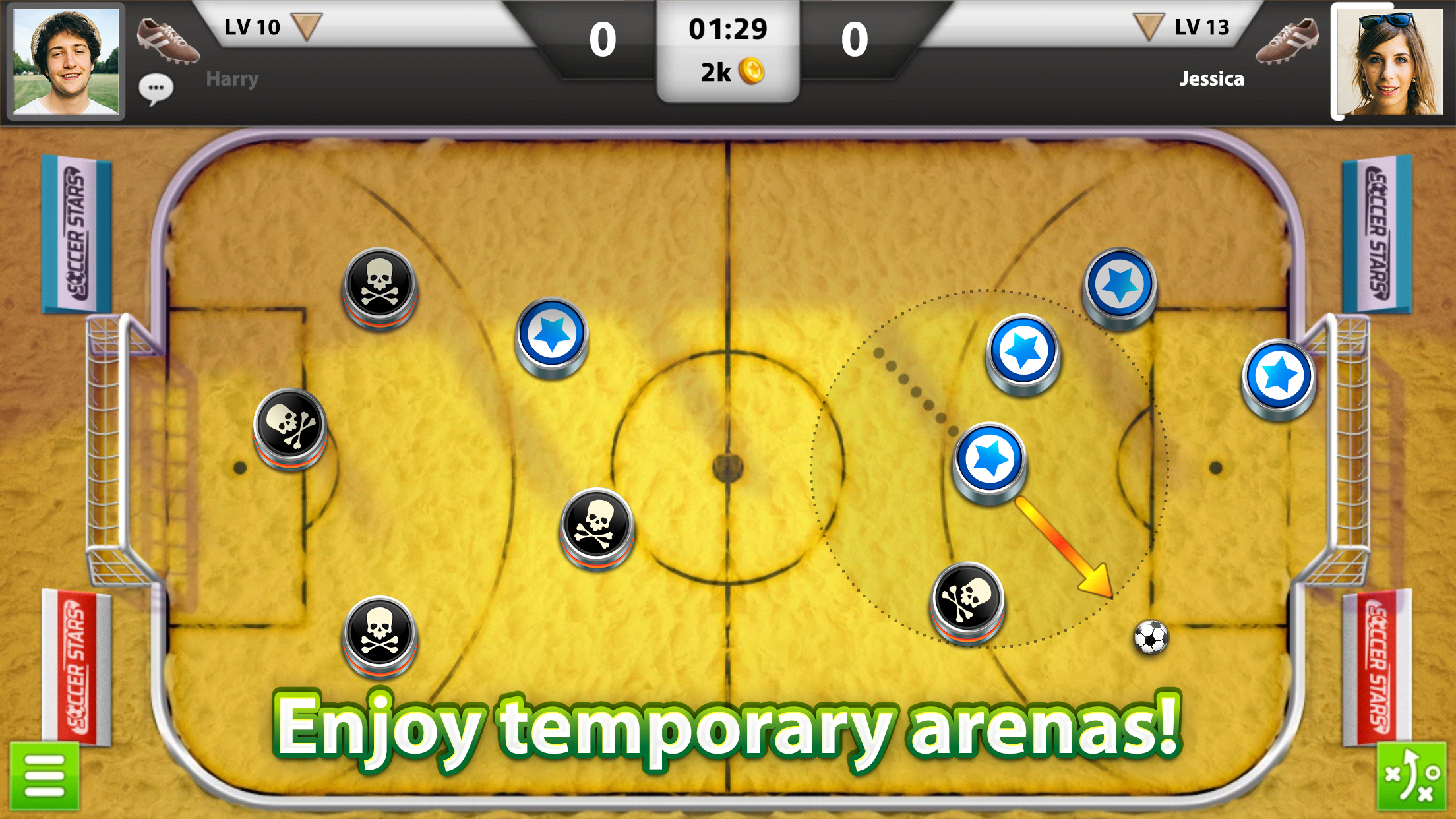 اسکرین شات 4 بازی ستارگان فوتبال (soccer stars)