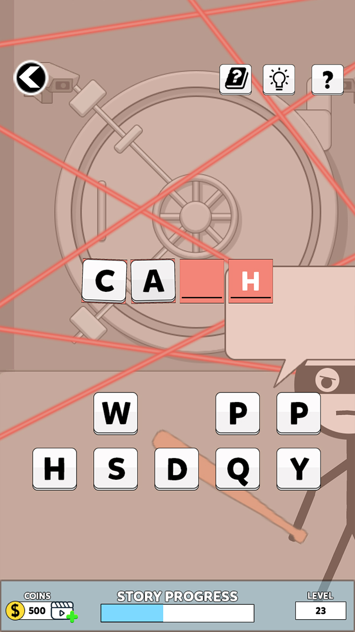 اسکرین شات 2 بازی Bank Robbery Word Mystery Game