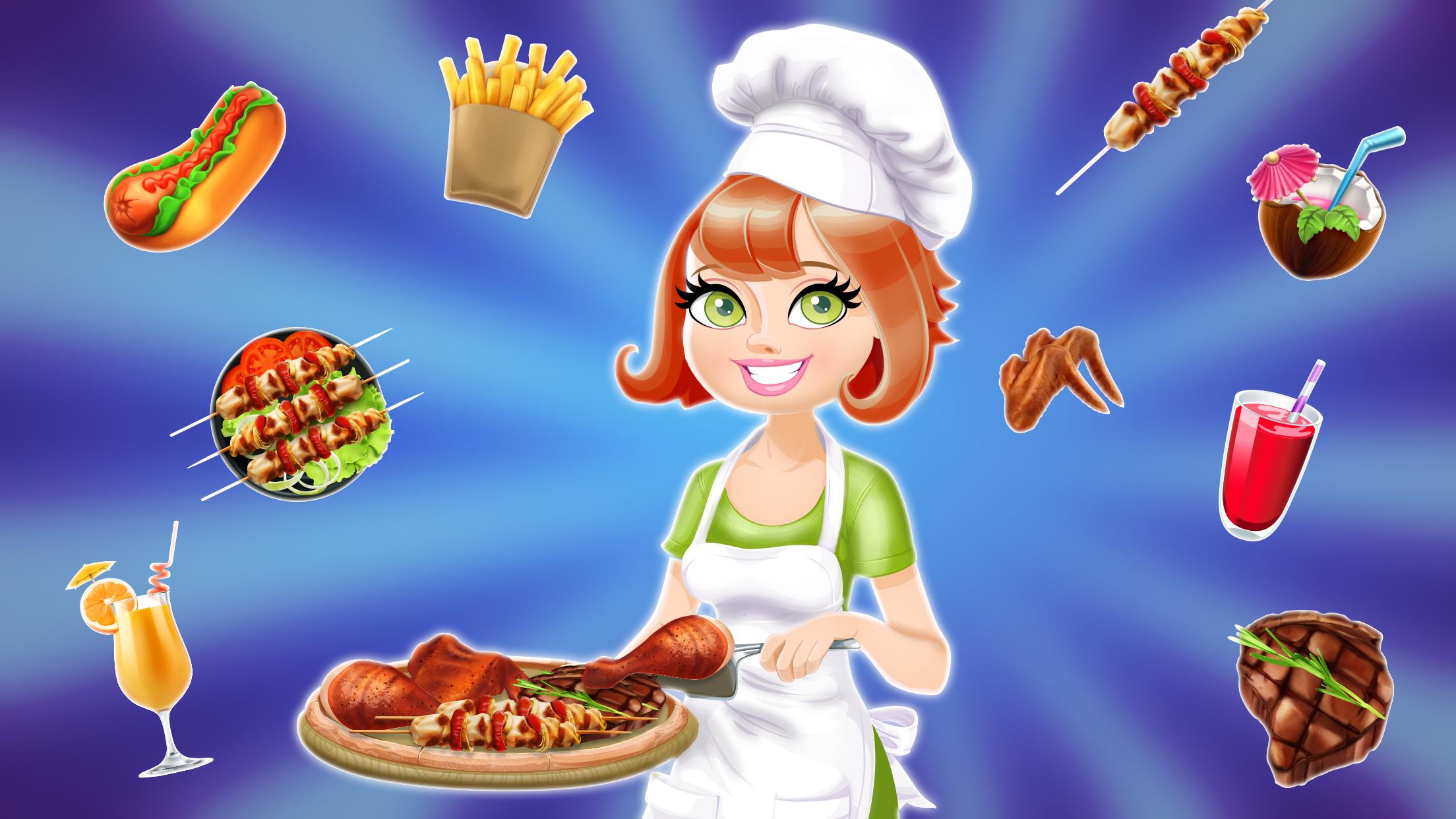 اسکرین شات 5 بازی BBQ Restaurant Rush Cooking