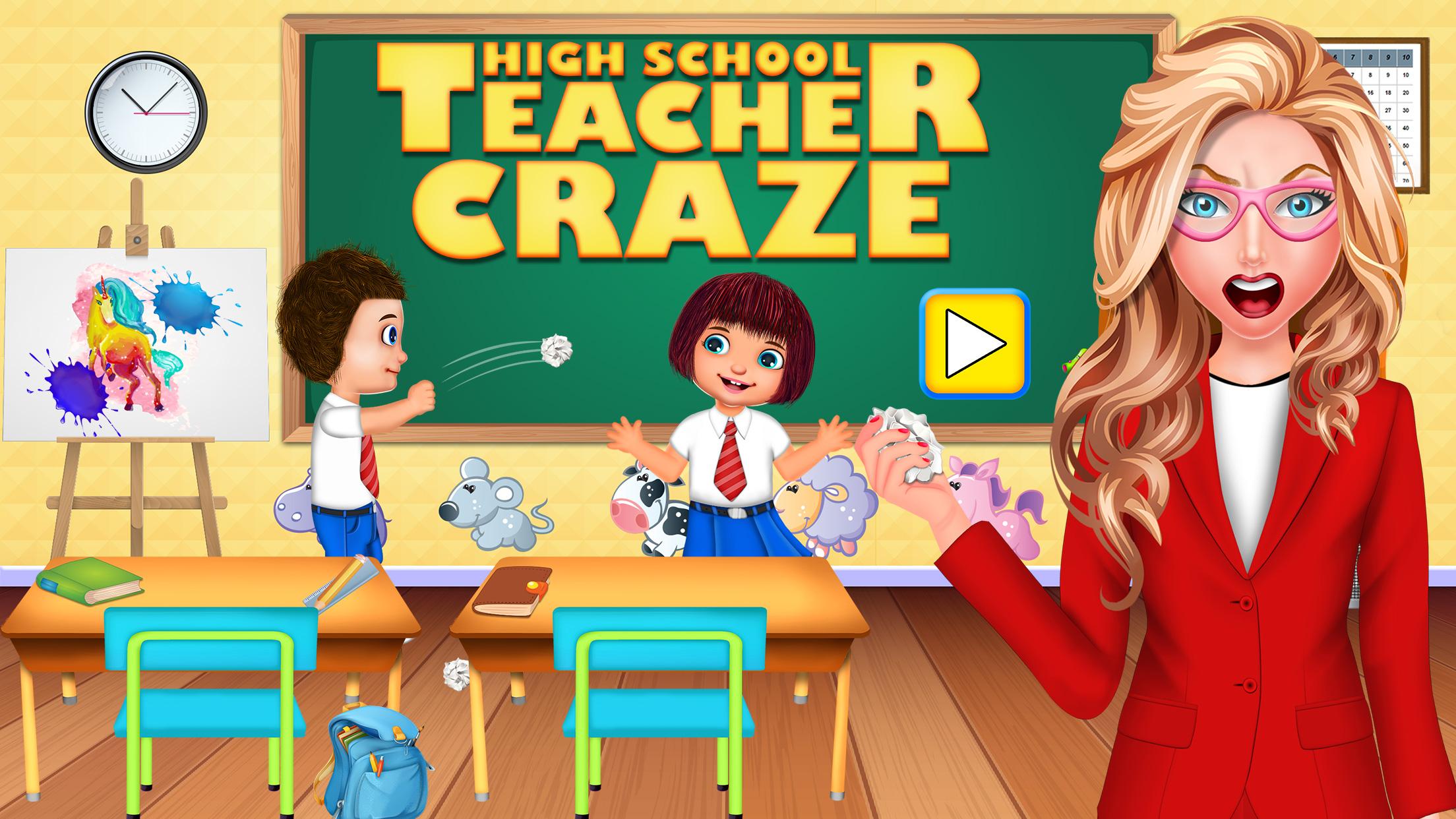 اسکرین شات 7 بازی High School Teacher Craze Fun