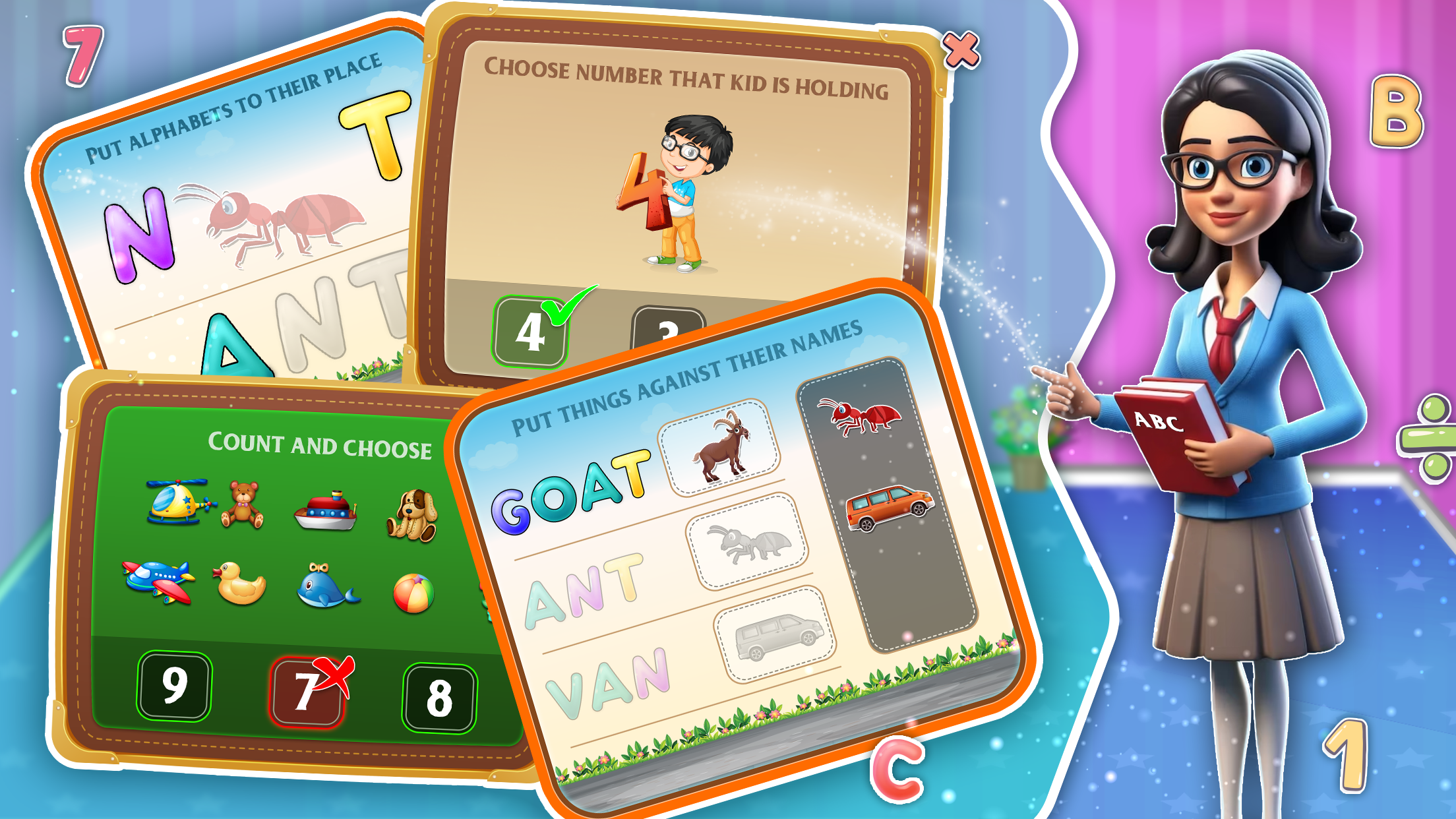 اسکرین شات 5 بازی Kindergarten School Teacher