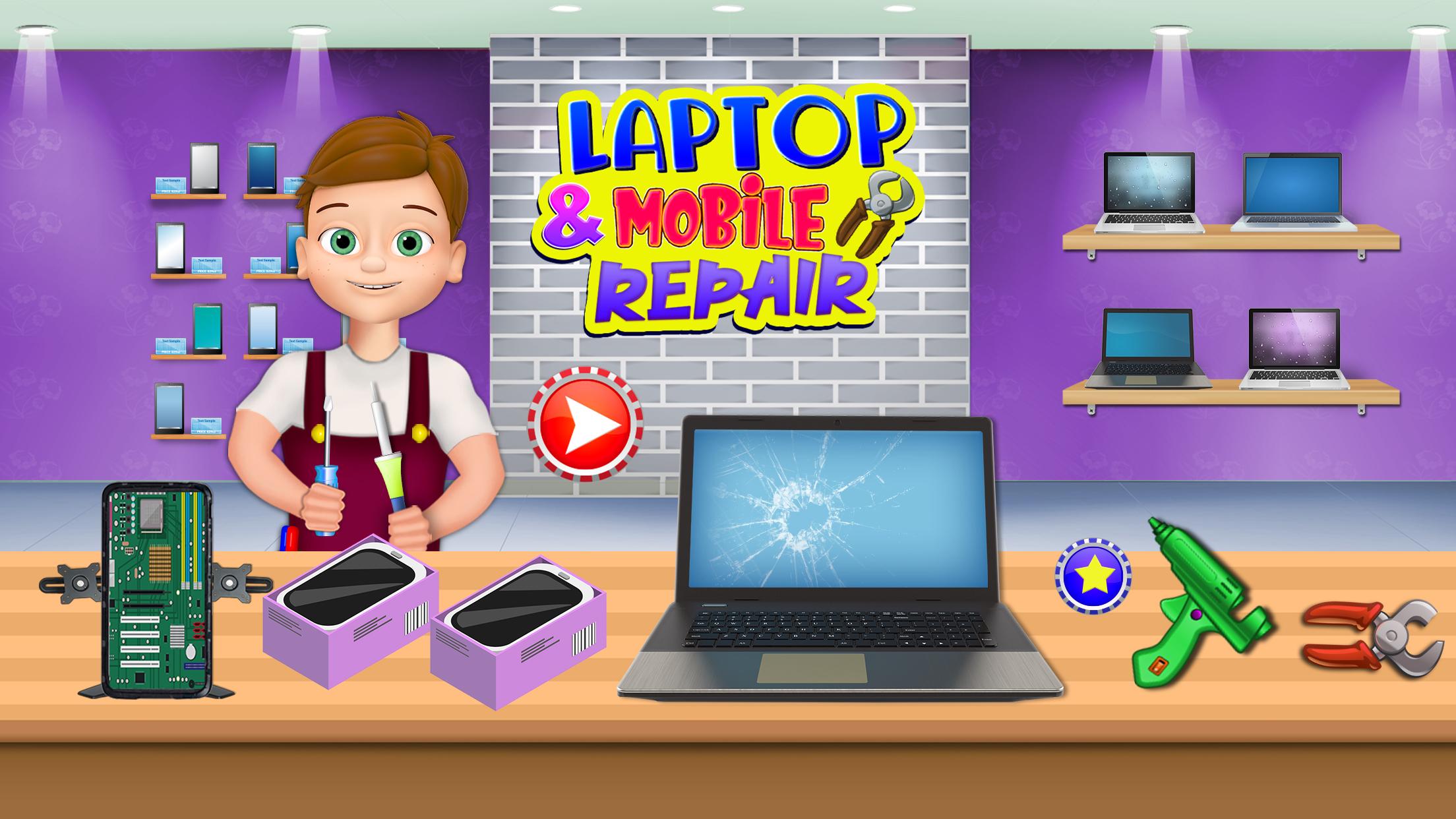 اسکرین شات 1 بازی Mobile Phone Repair Shop Game