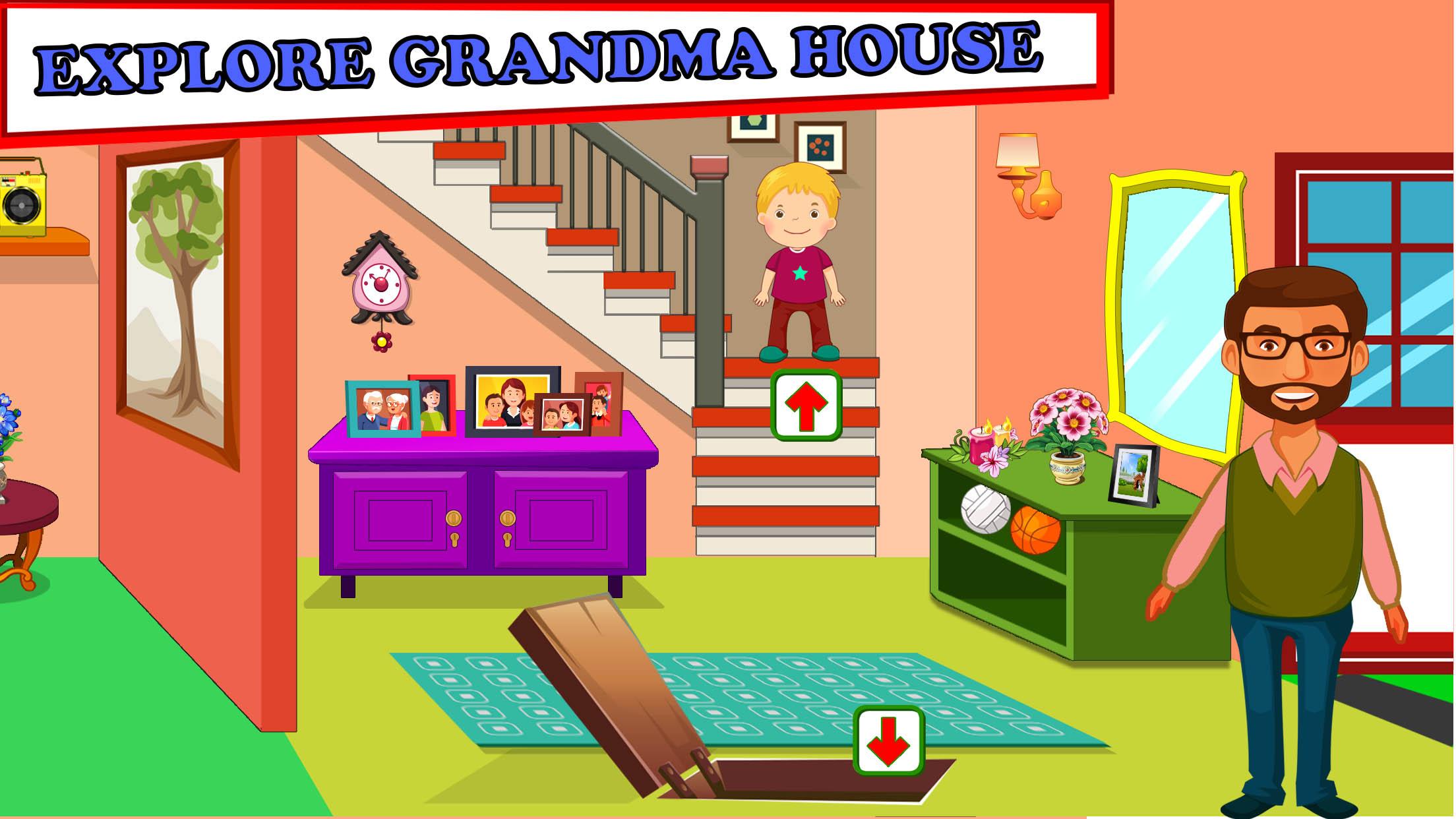 اسکرین شات 2 بازی Pretend Grandparents Home