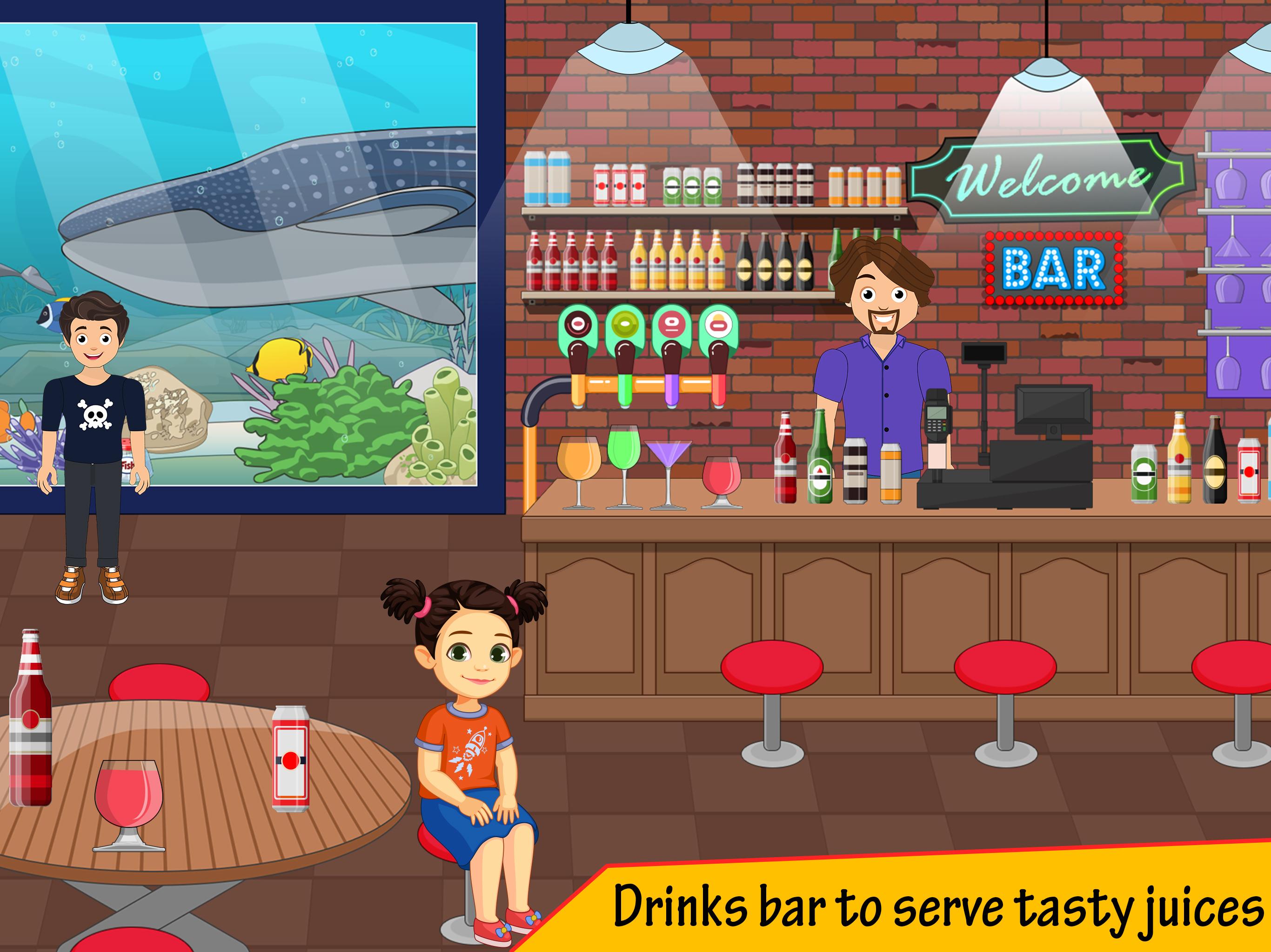 اسکرین شات 2 بازی Pretend Play Cruise Trip: Town