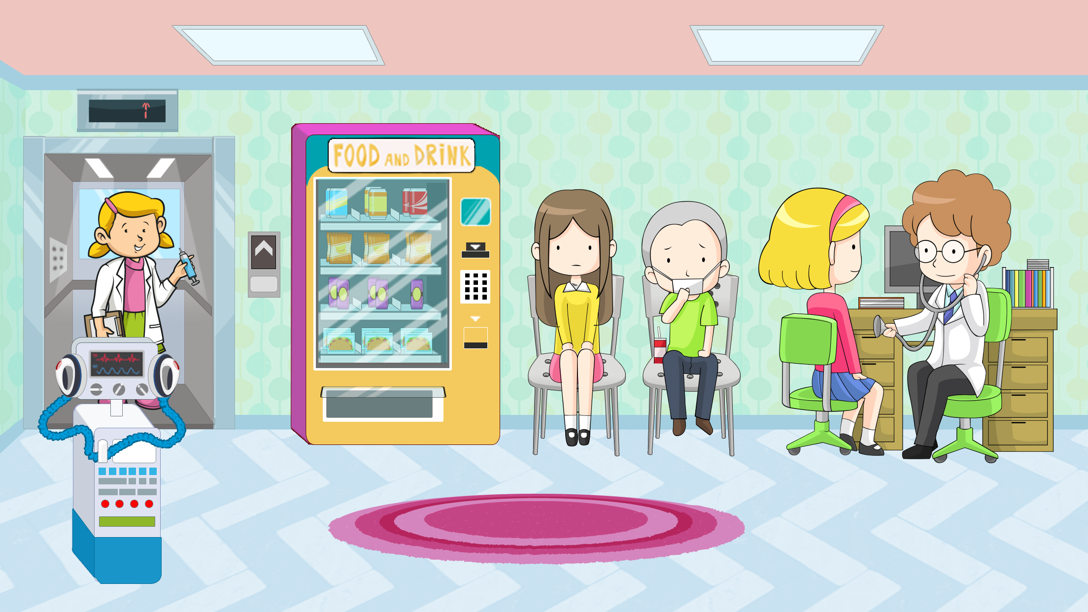 اسکرین شات 6 بازی Pretend Play in Hospital Life