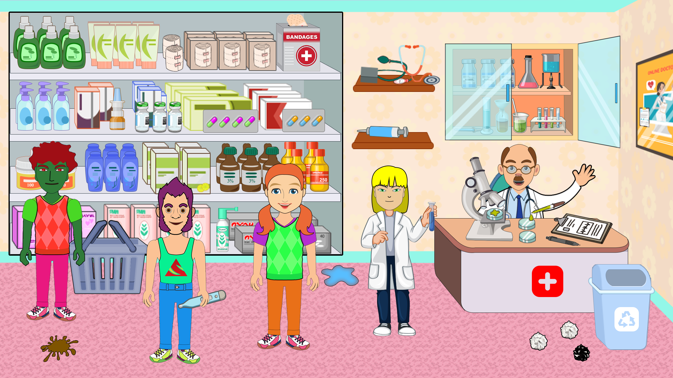 اسکرین شات 4 بازی Pretend Play in Hospital Life