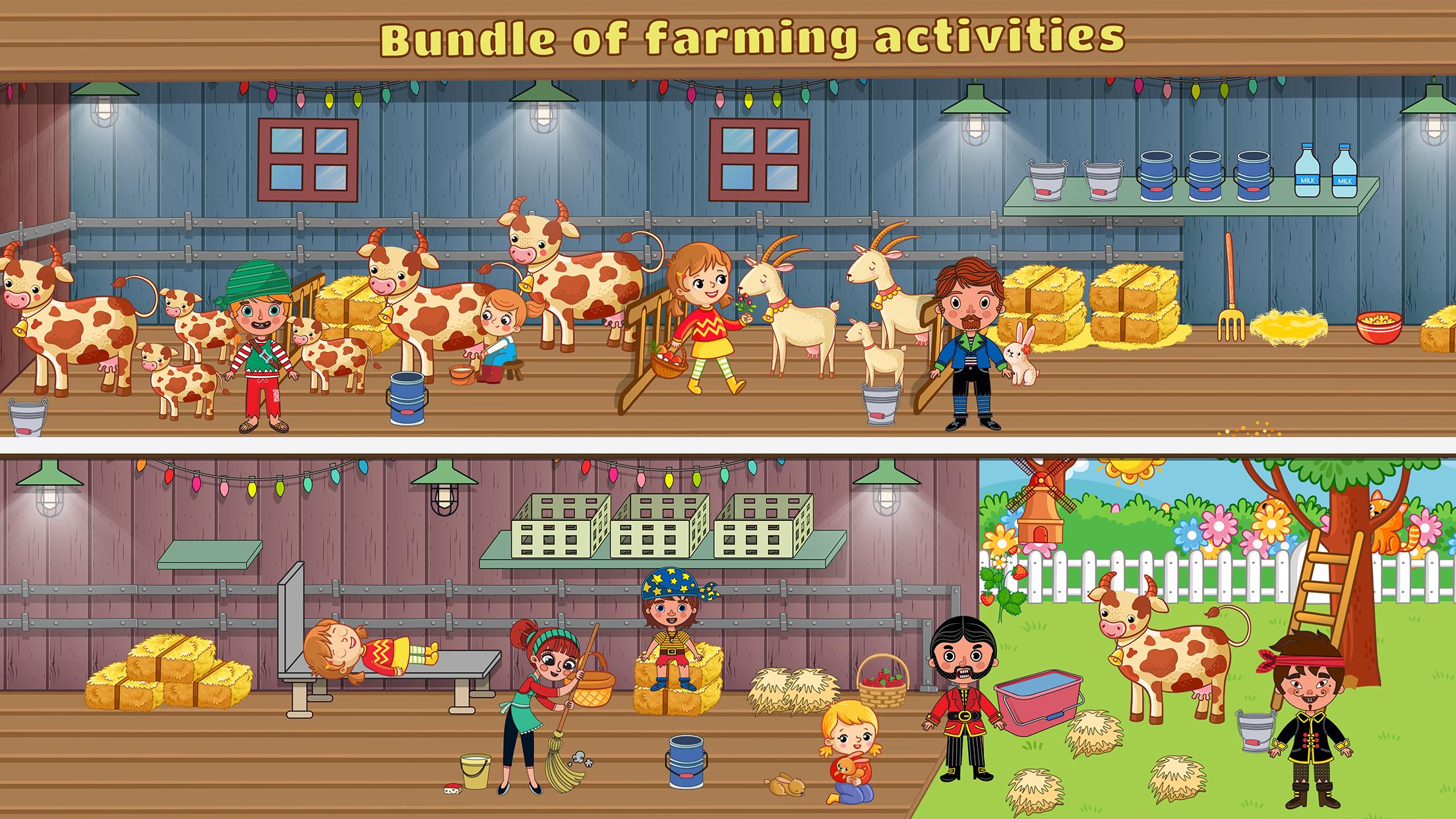 اسکرین شات 5 بازی Pretend Play Farm Village Life