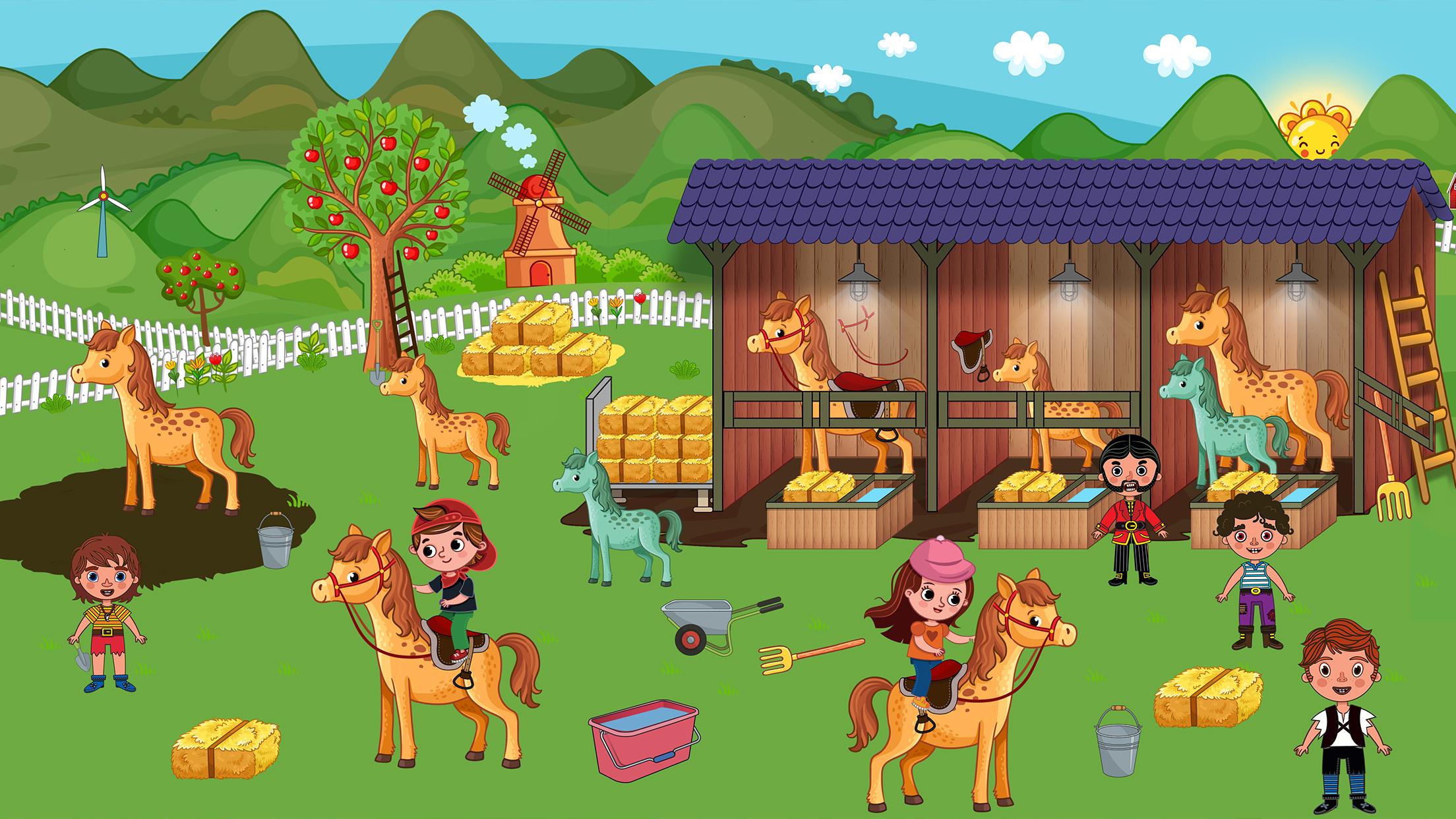 اسکرین شات 4 بازی Pretend Play Farm Village Life