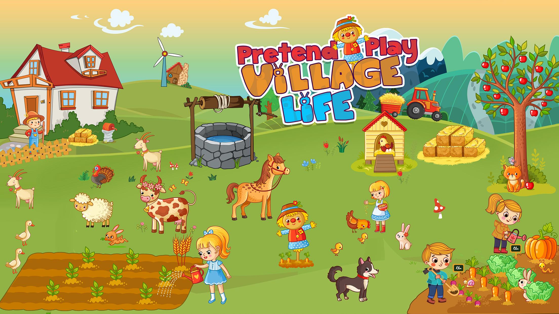 اسکرین شات 6 بازی Pretend Play Farm Village Life