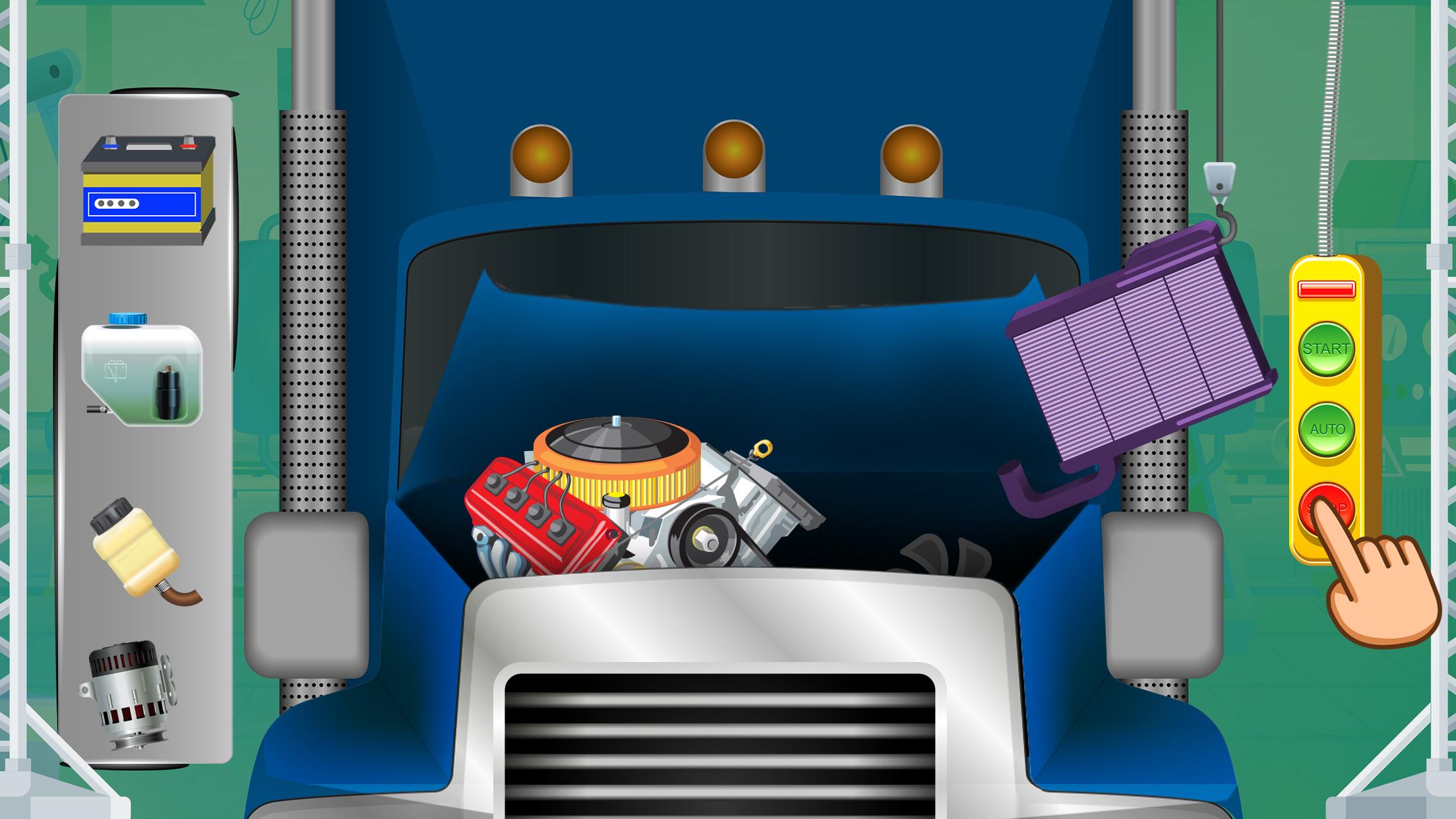 اسکرین شات 3 بازی Truck Maker Factory Car Build