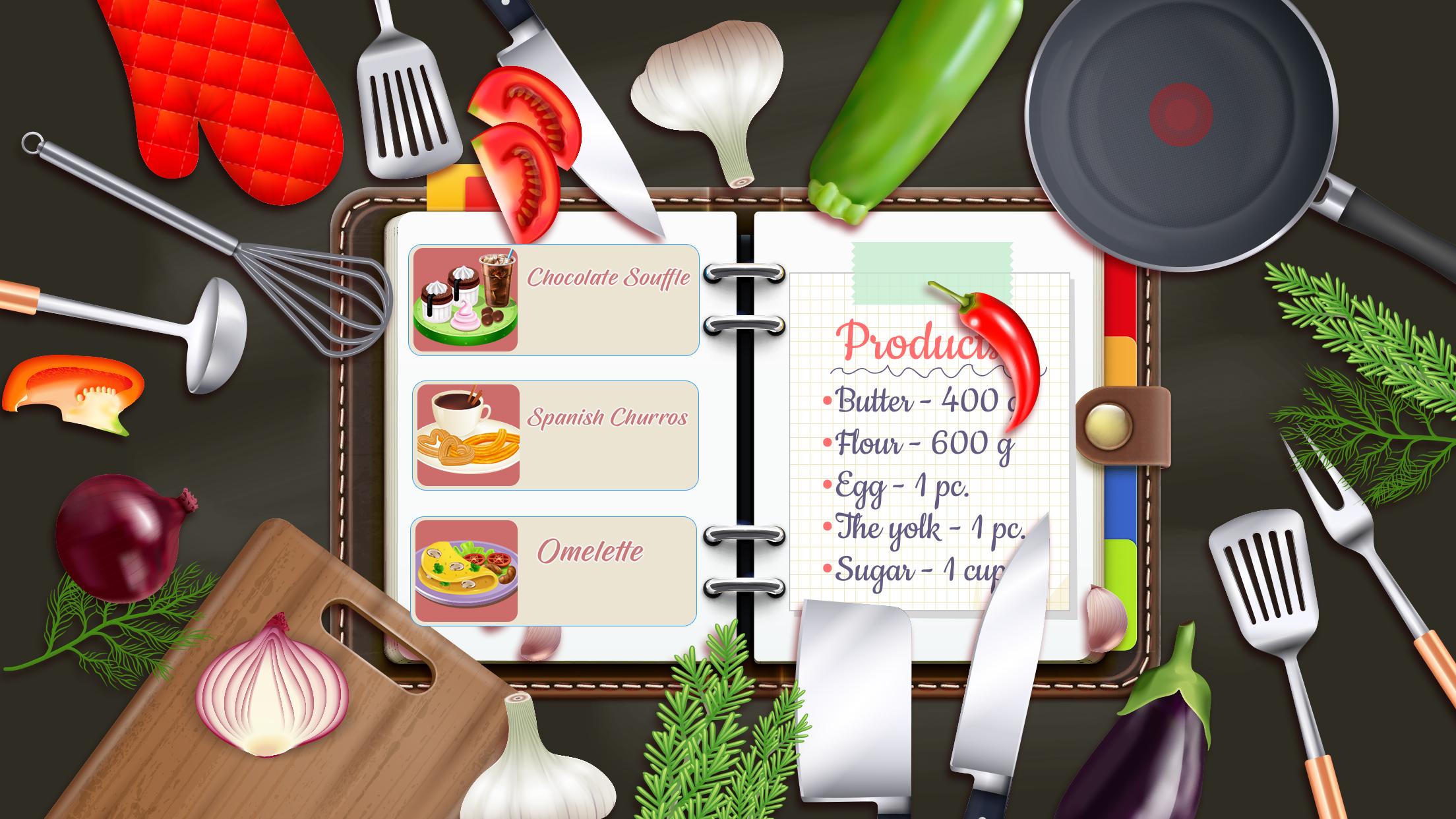 اسکرین شات 2 بازی World Cookbook Chef Recipes