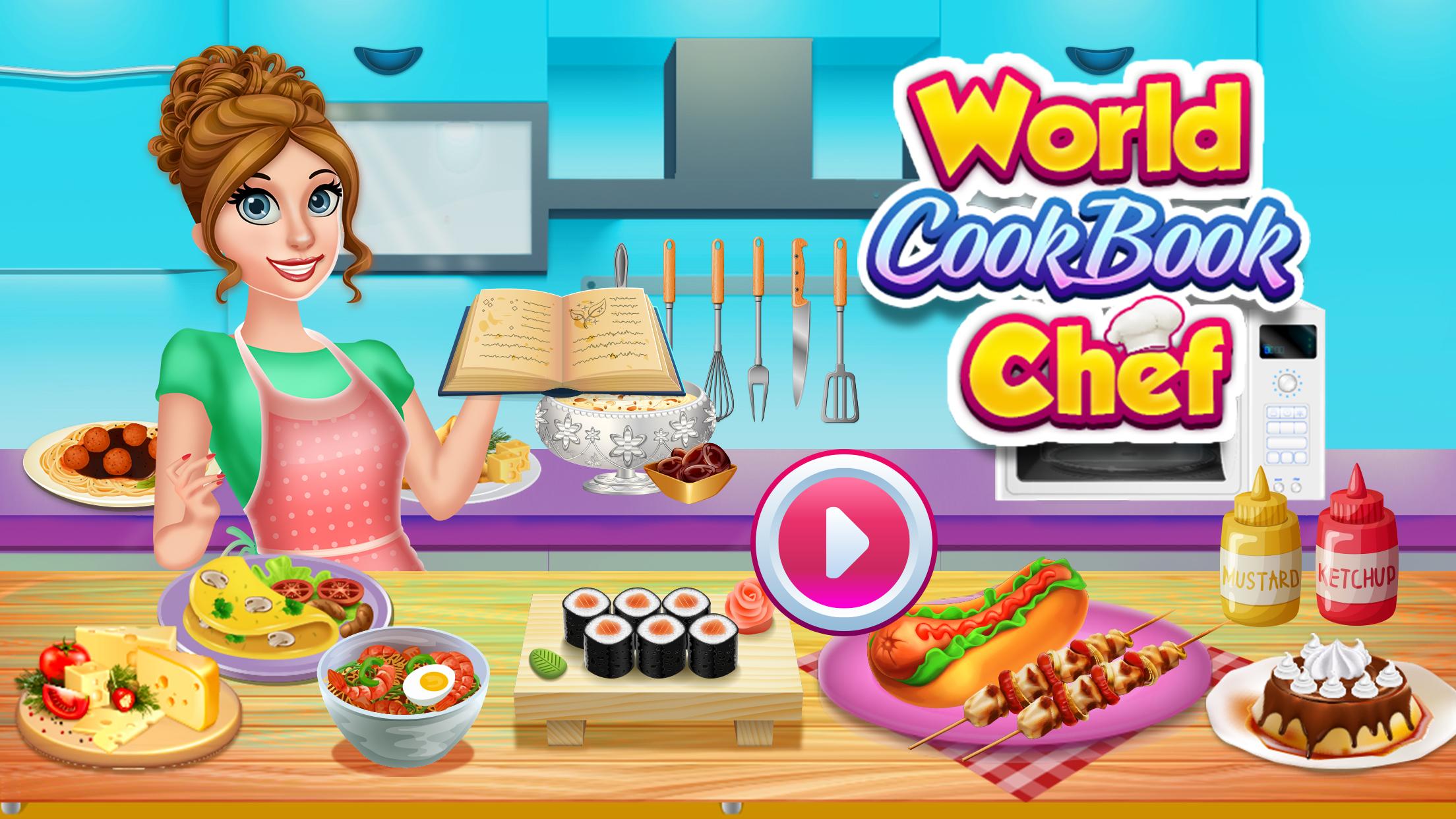 اسکرین شات 1 بازی World Cookbook Chef Recipes