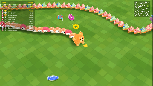 اسکرین شات بازی Sweet Crossing: Snake.io 3